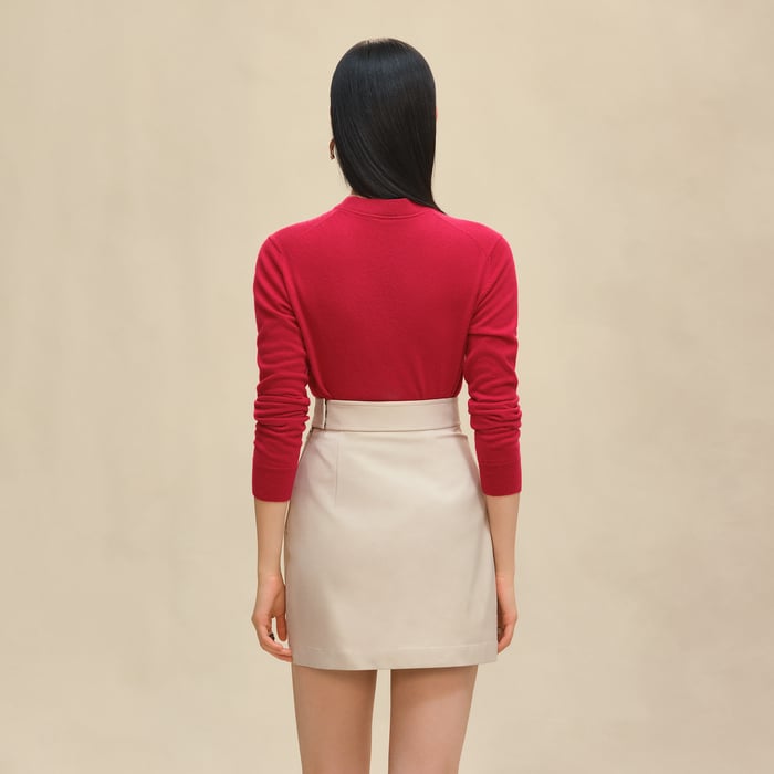 Beige Avoine Skirt