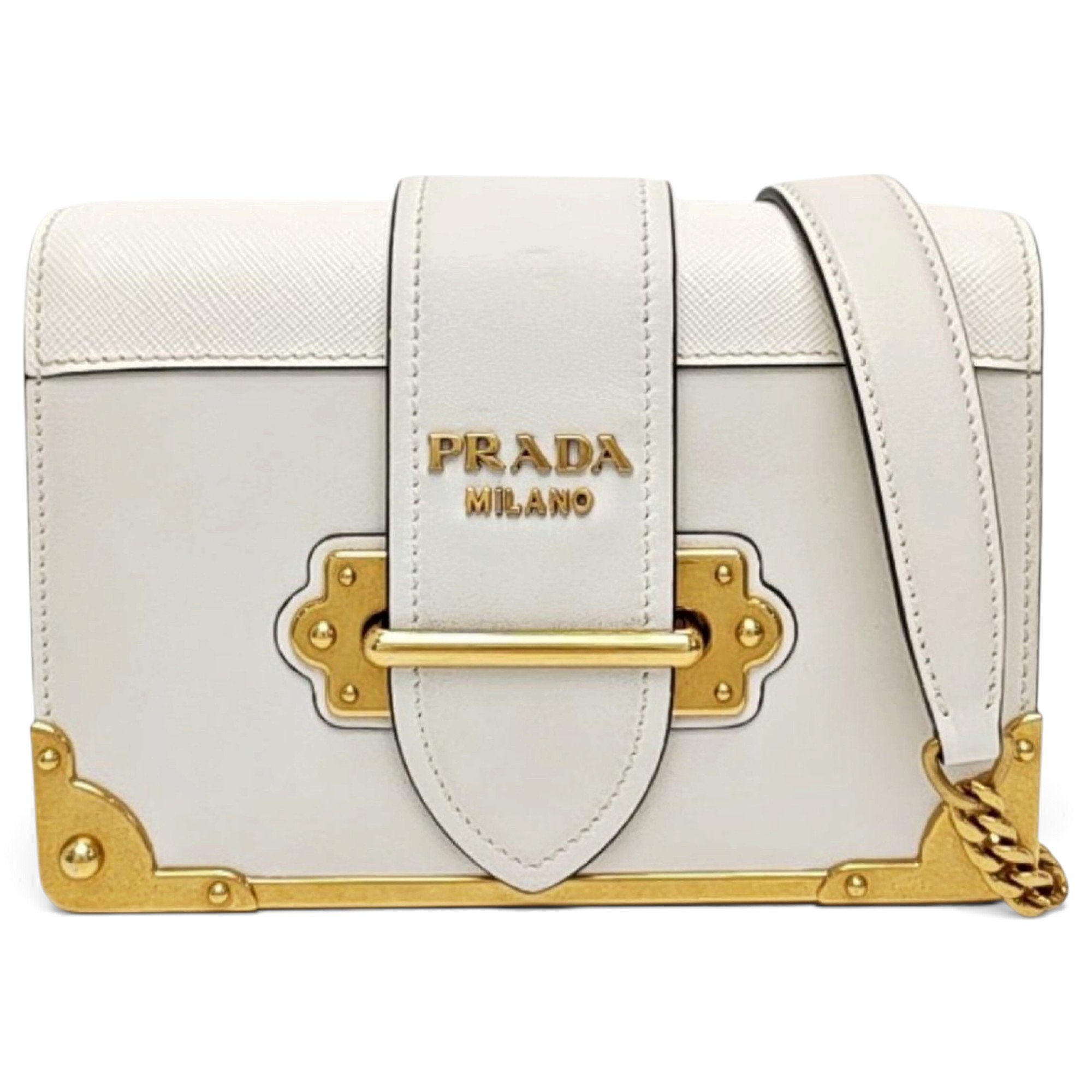 Cahier leather handbag