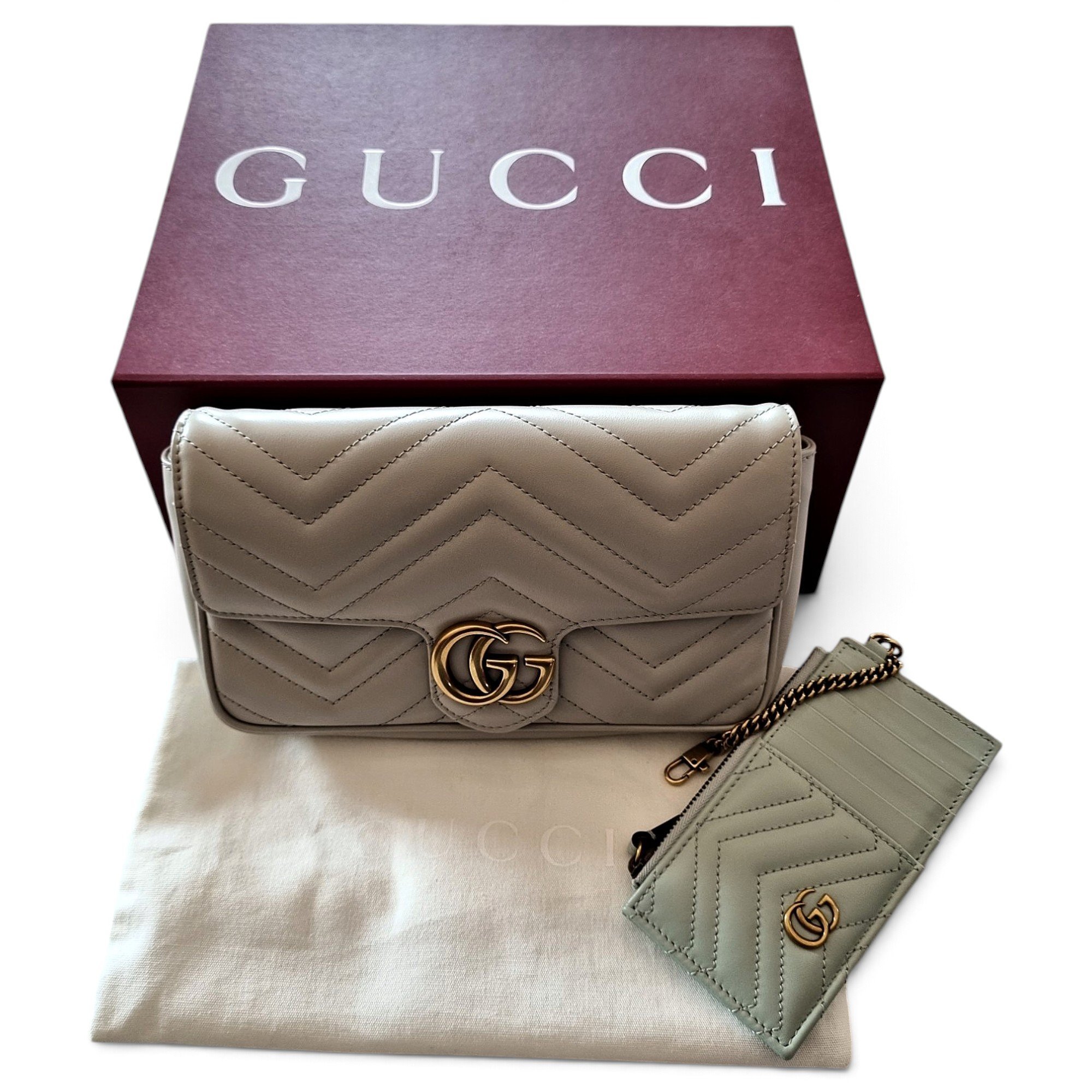 GG Marmont Chain leather crossbody bag