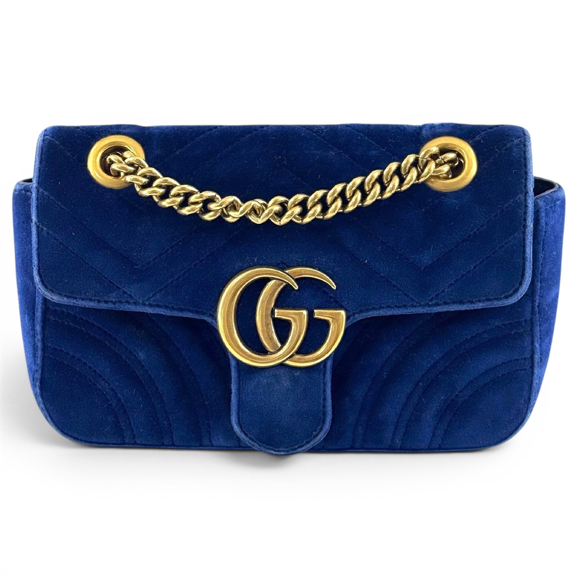 GG Marmont Flap leather crossbody bag