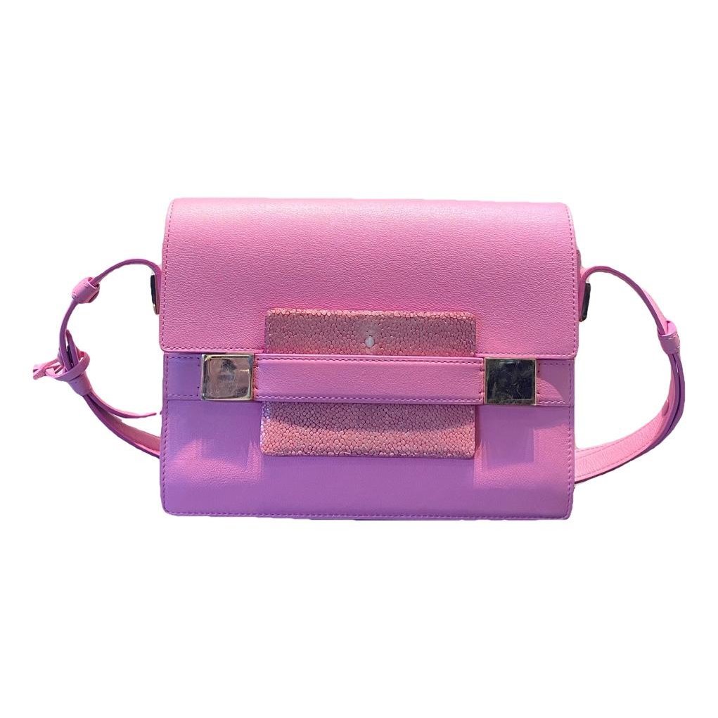 Tempête leather crossbody bag