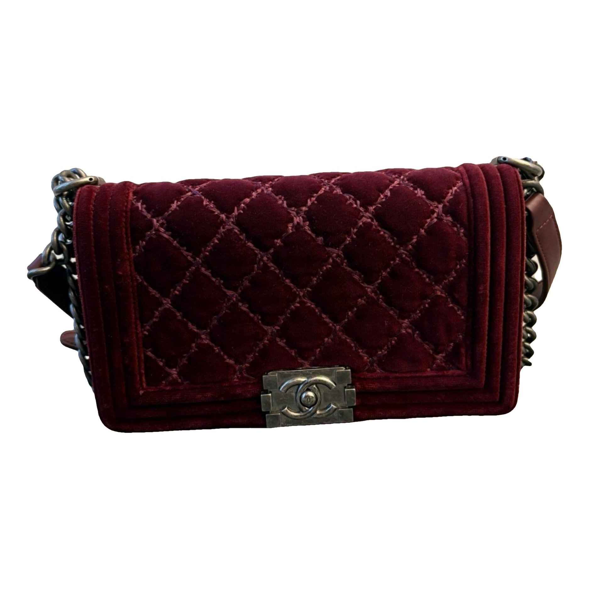 Boy velvet bag