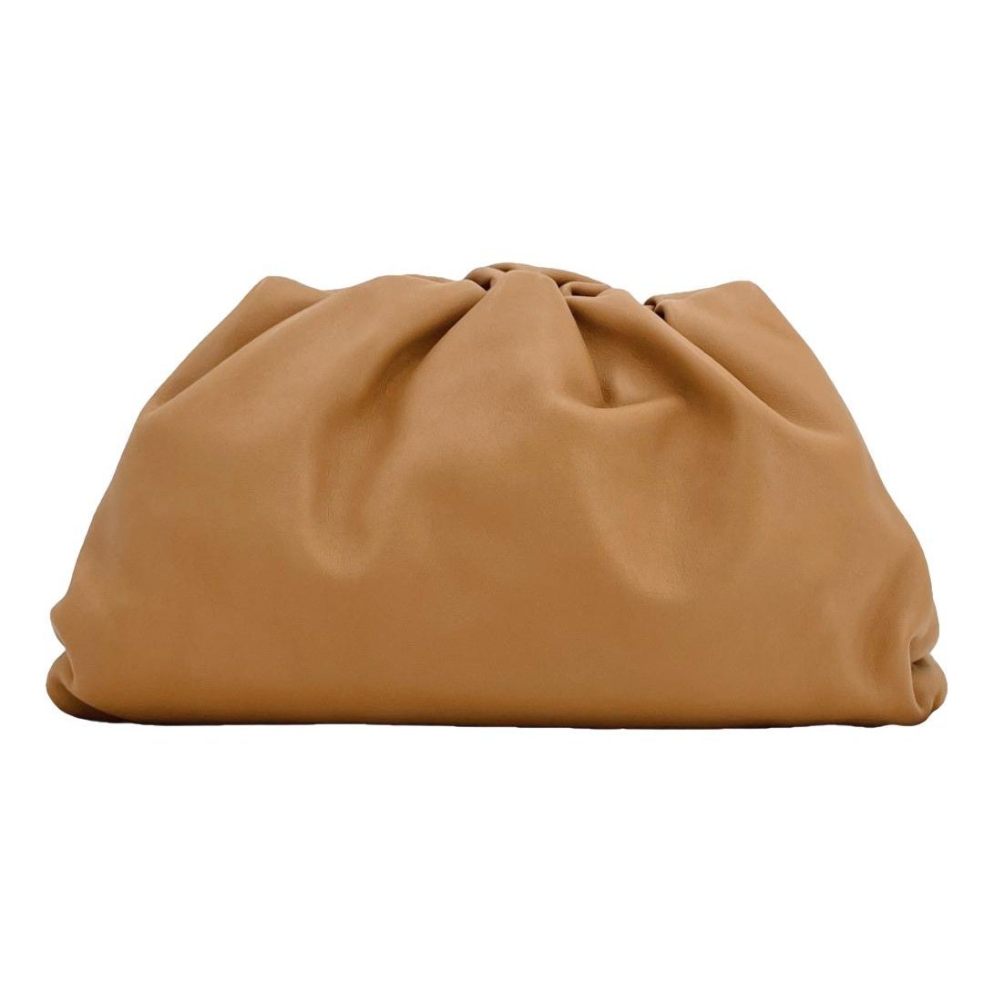 Pouch leather handbag