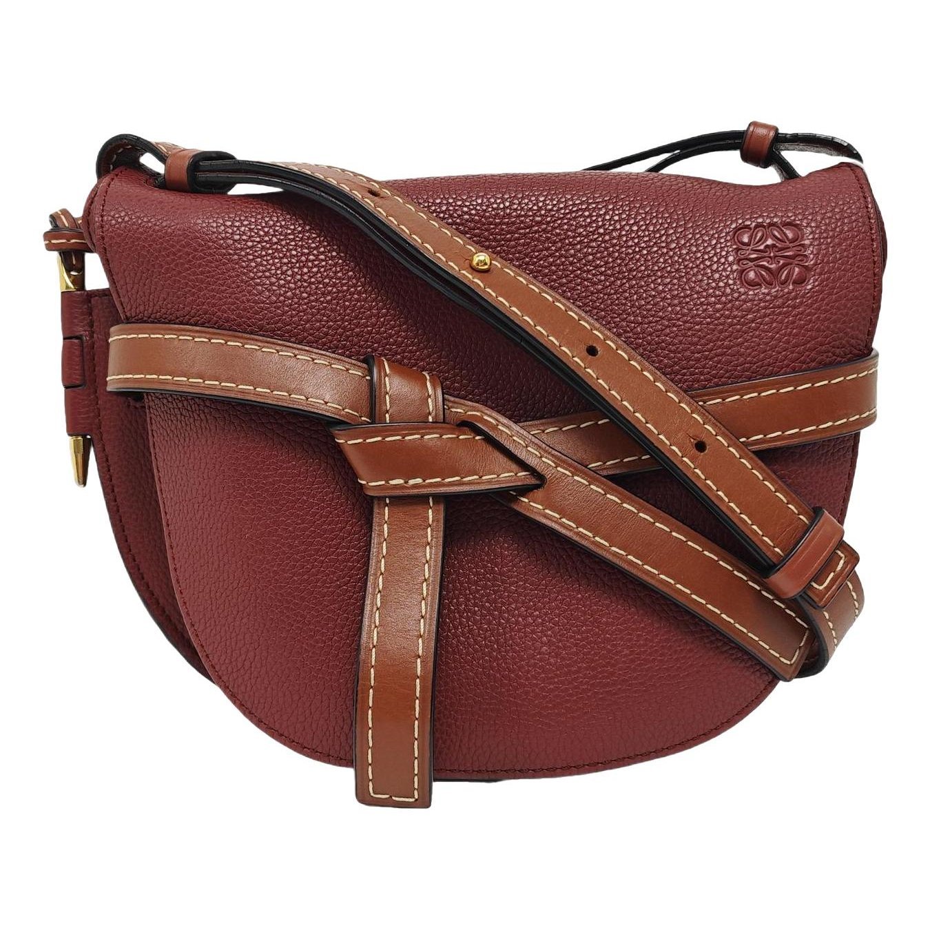 Gate leather crossbody bag