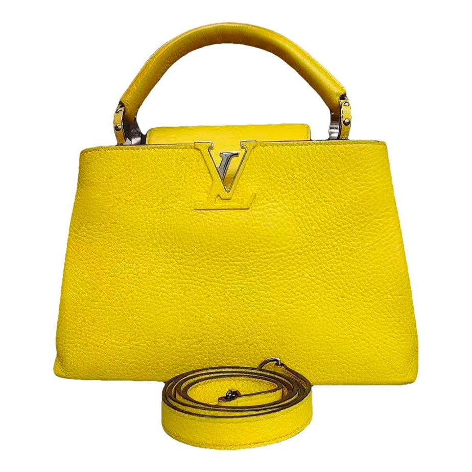 Capucines leather handbag