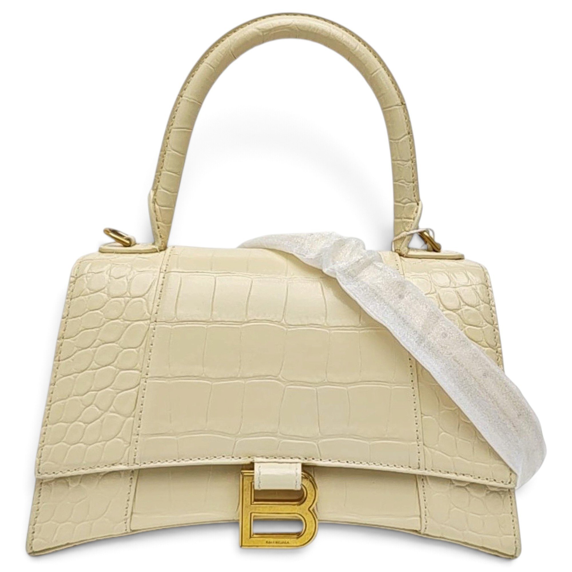 Balenciaga Hourglass leather handbag