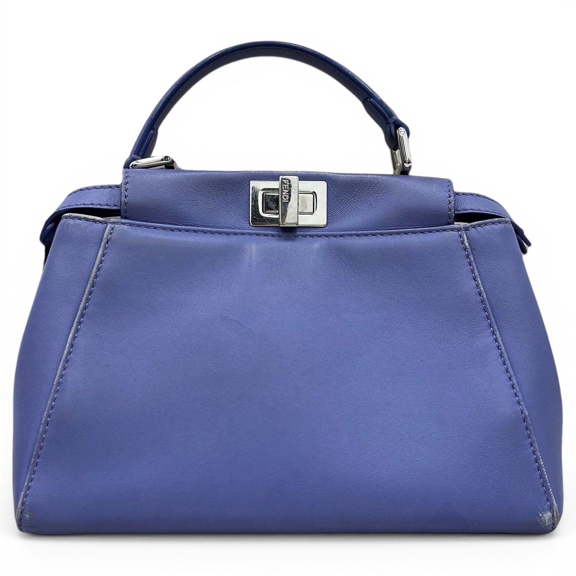 Peekaboo leather handbag