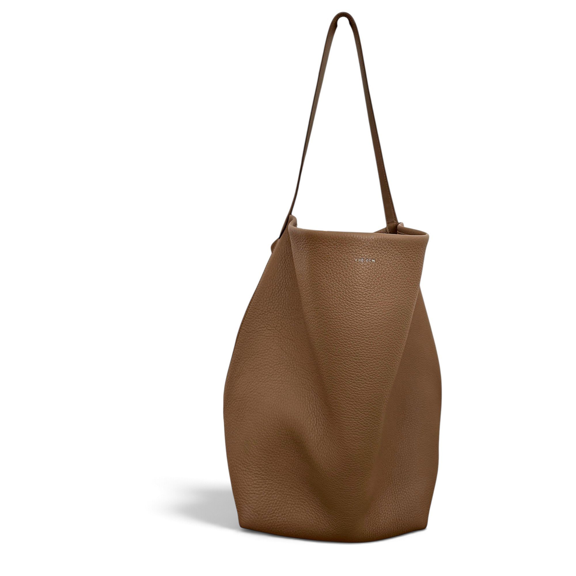 The Row Park N/S leather tote