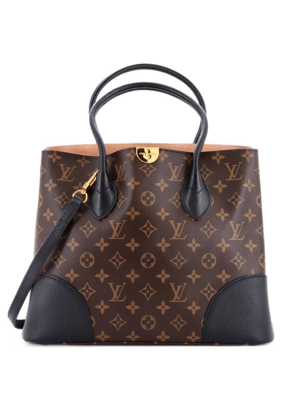 Flandrin Handbag Monogram Canvas and Leather tote bag