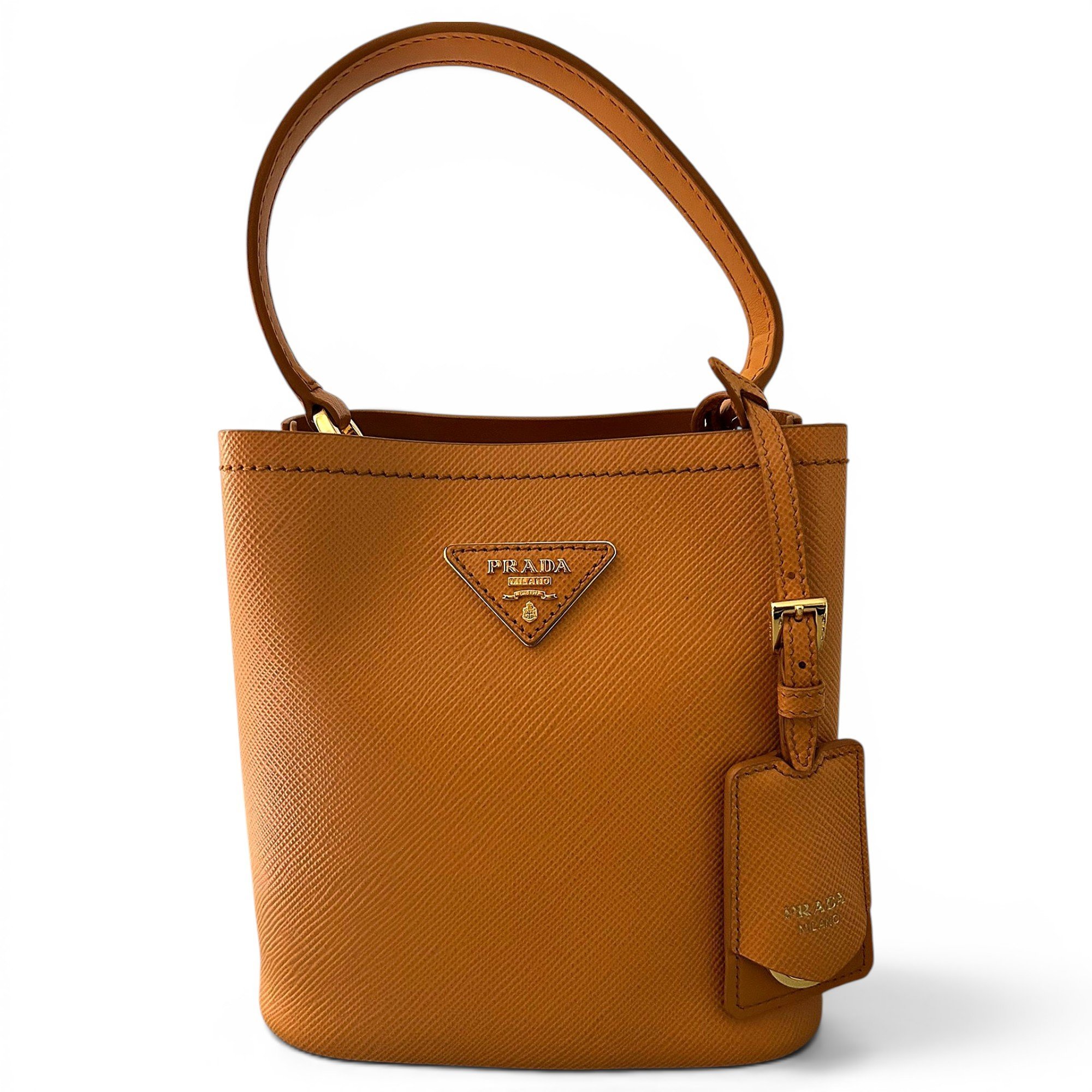 Panier leather handbag