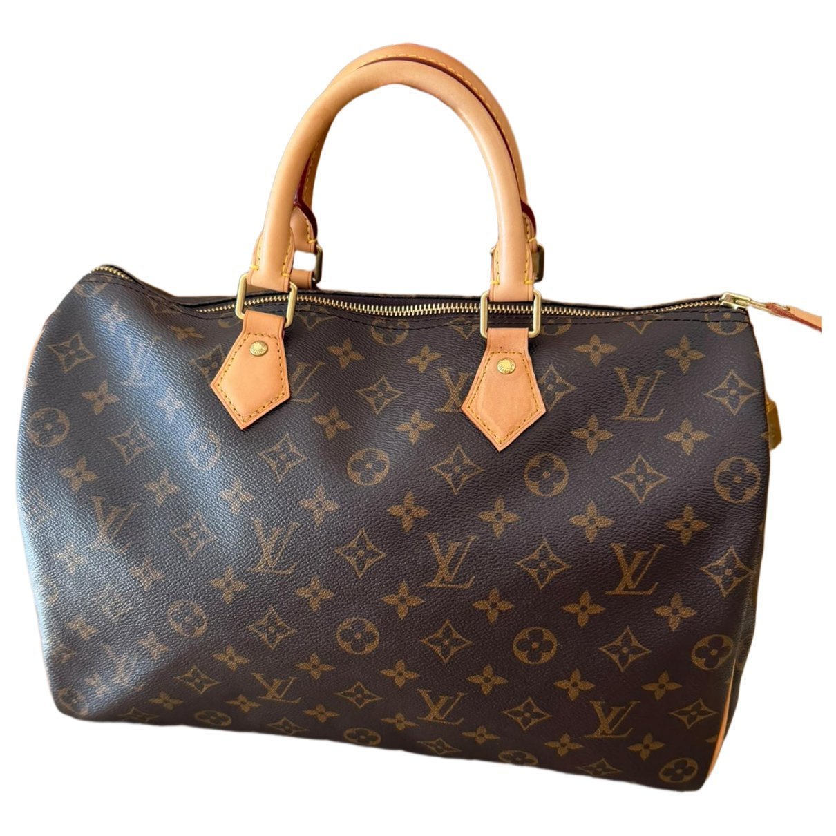 Speedy leather handbag