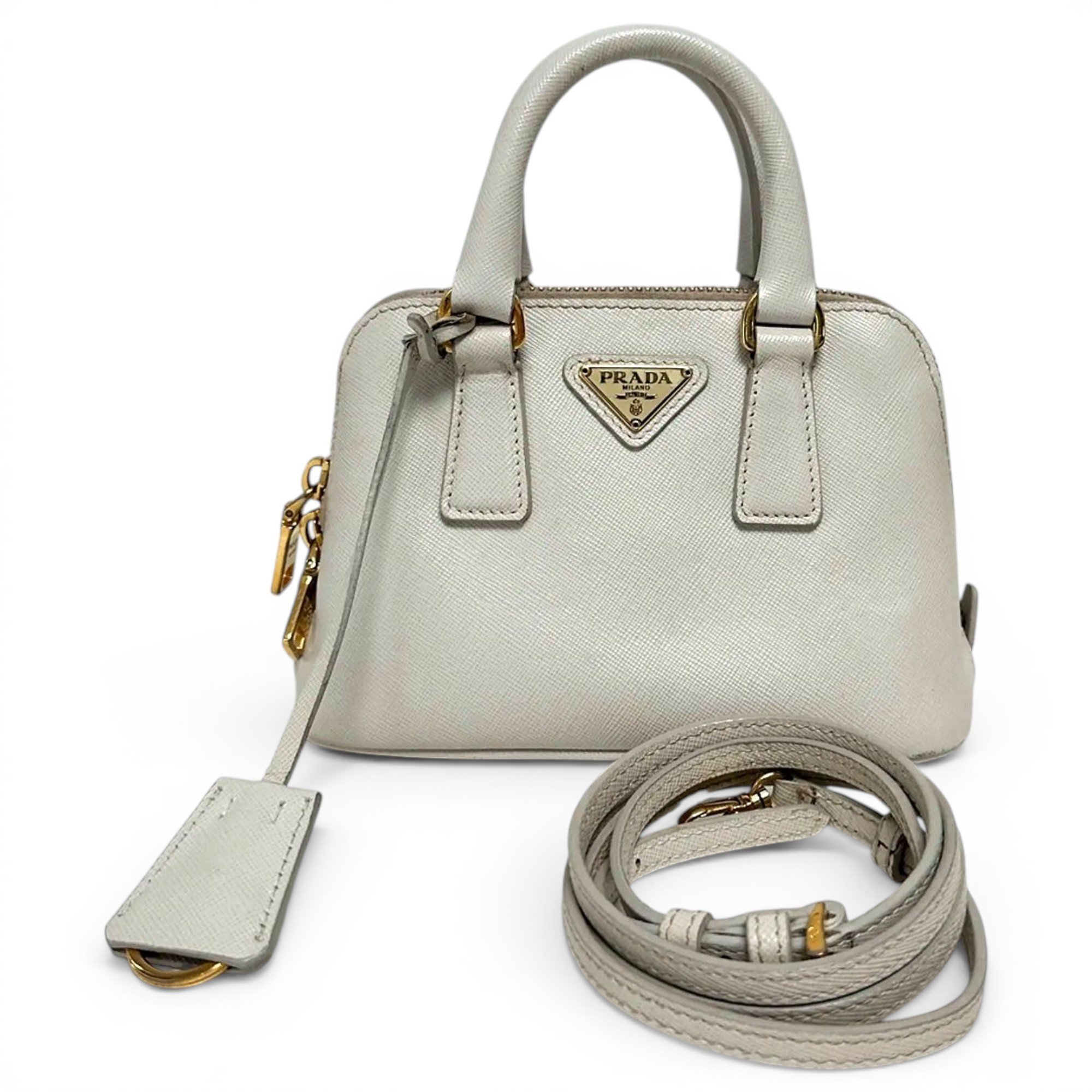 Promenade leather handbag