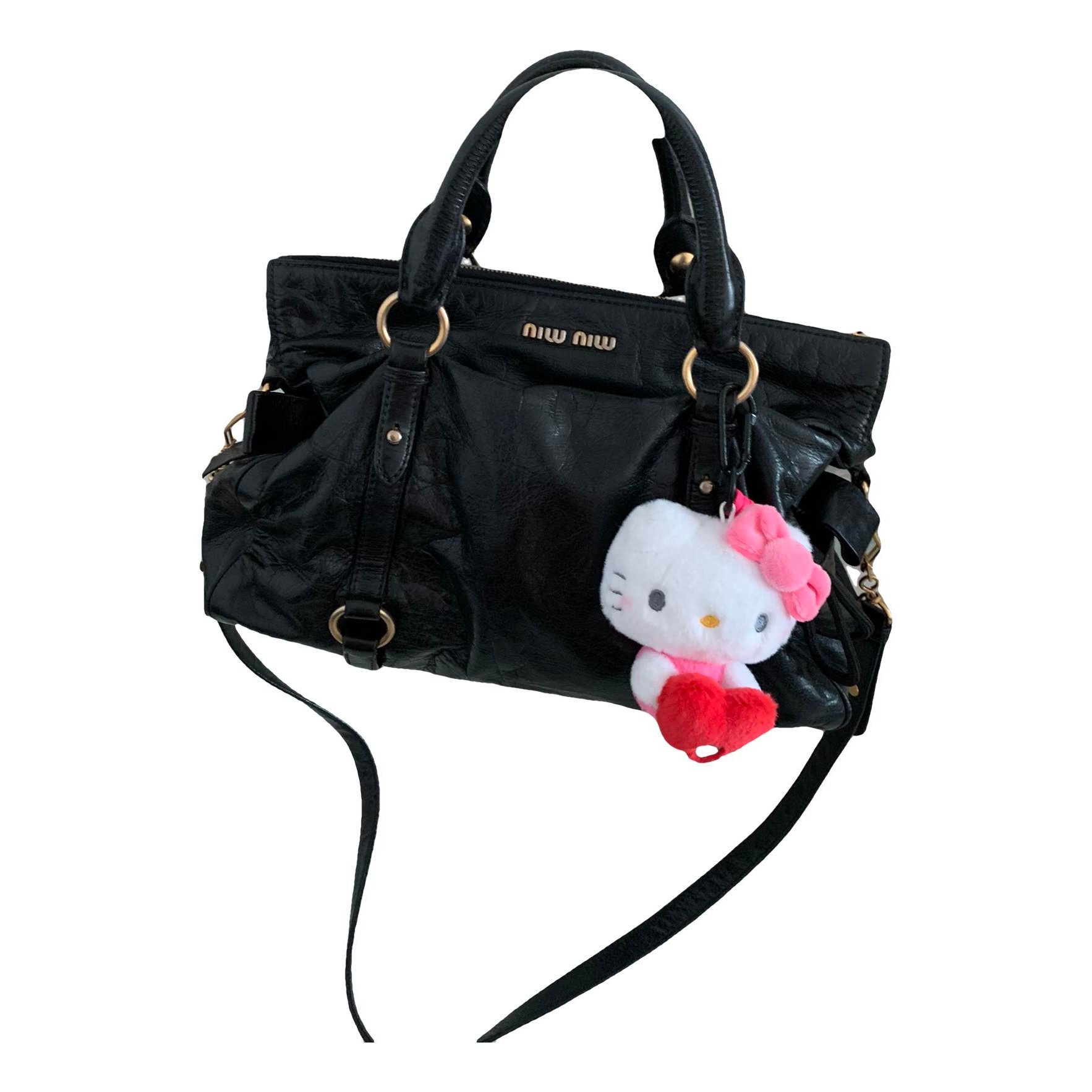 Vitello leather crossbody bag