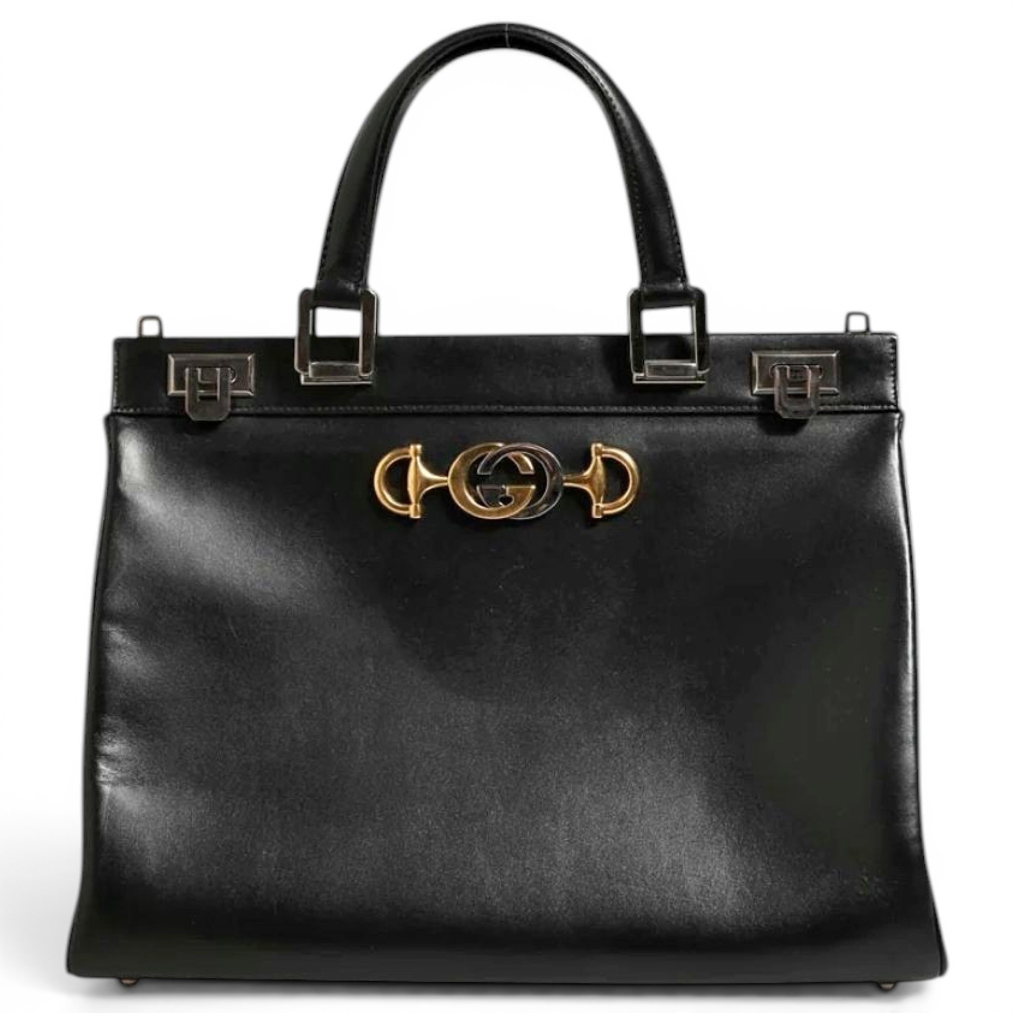 Zumi leather handbag