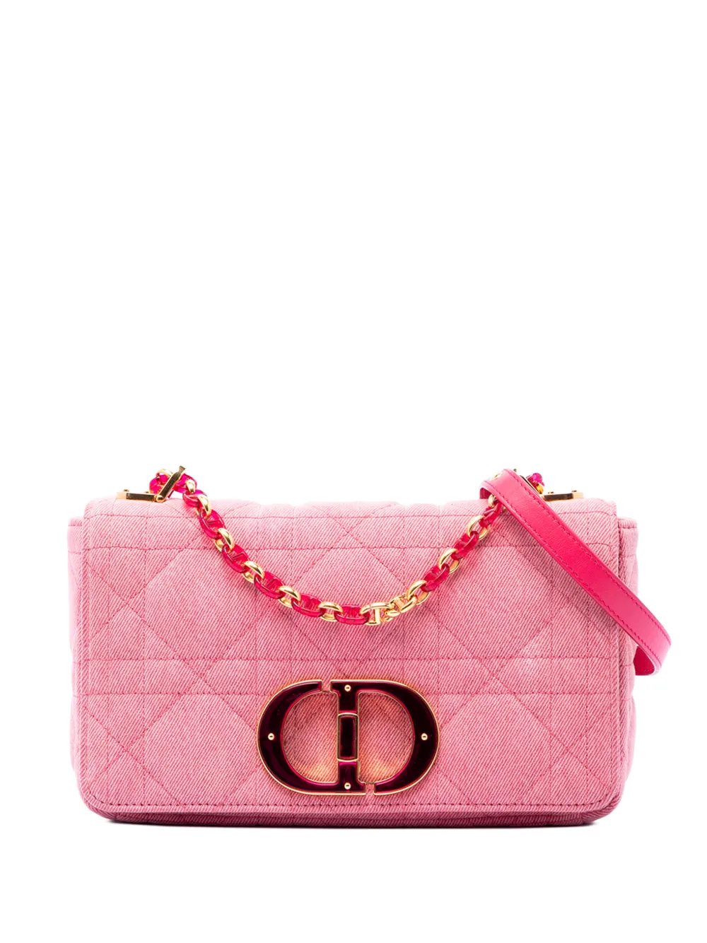 2022 Medium Denim Macrocannage Caro Bag crossbody bag