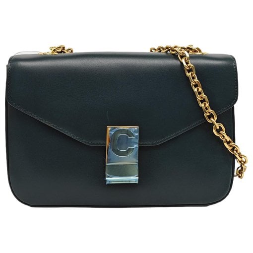 Black Belt leather crossbody bag