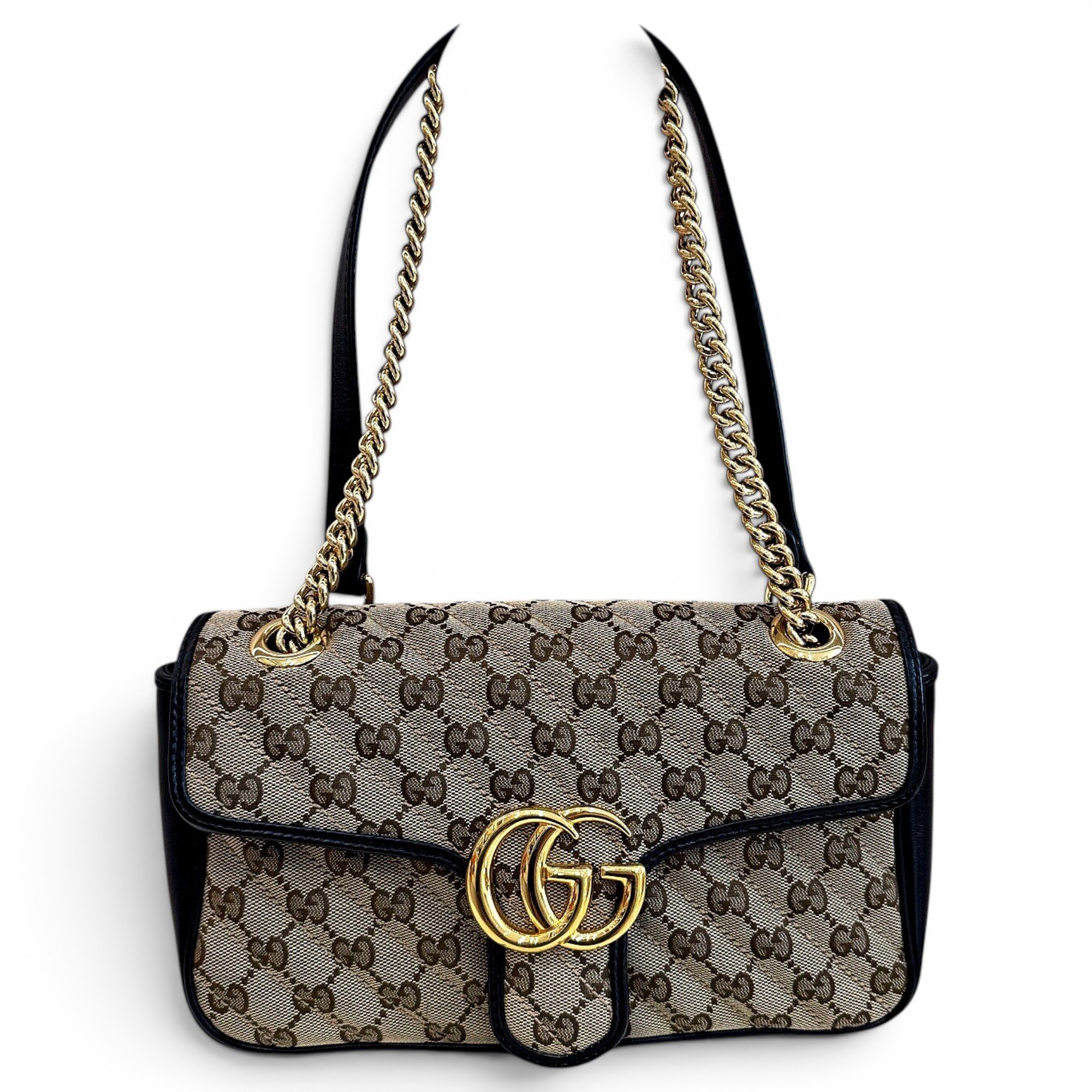 GG Marmont Flap leather crossbody bag