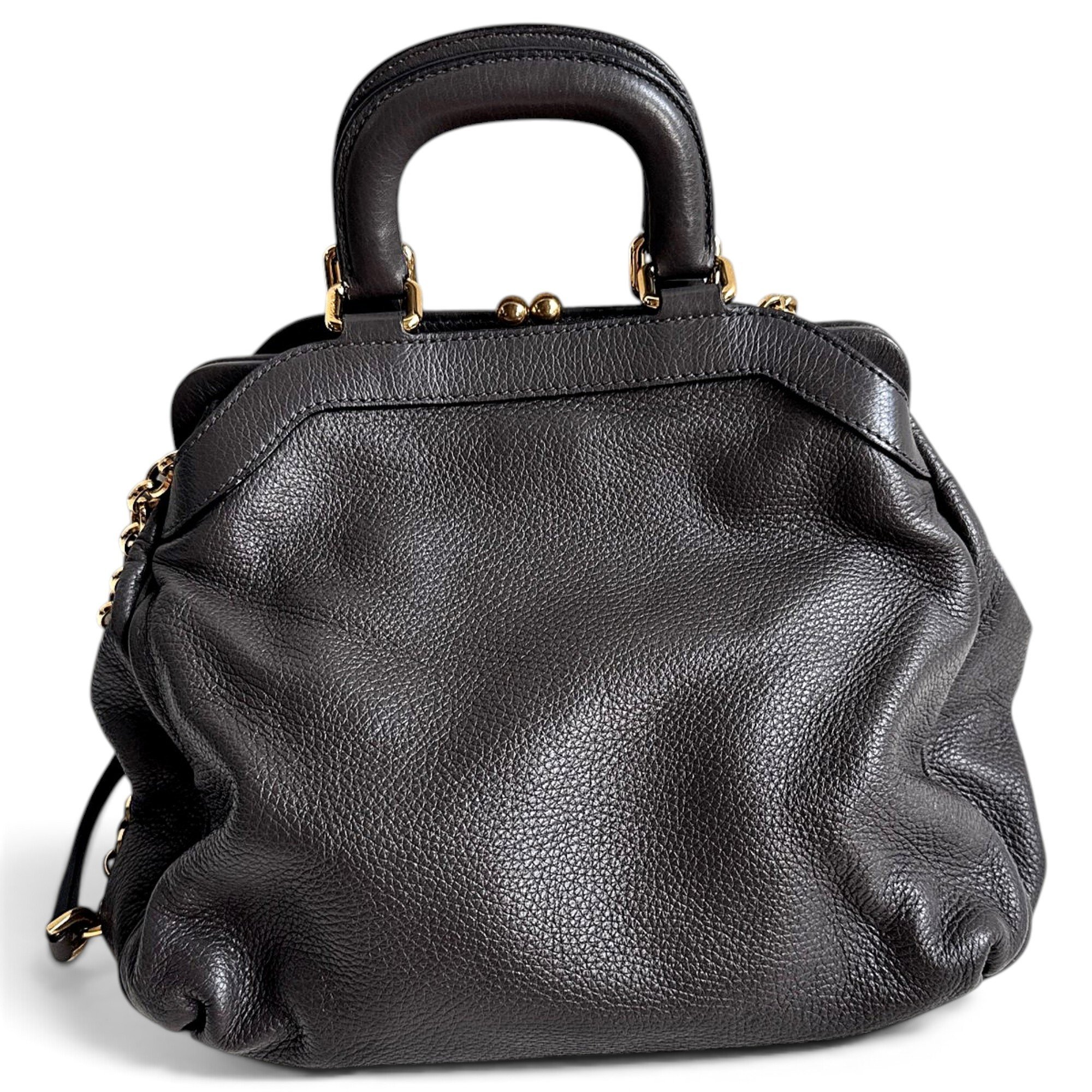Leather handbag