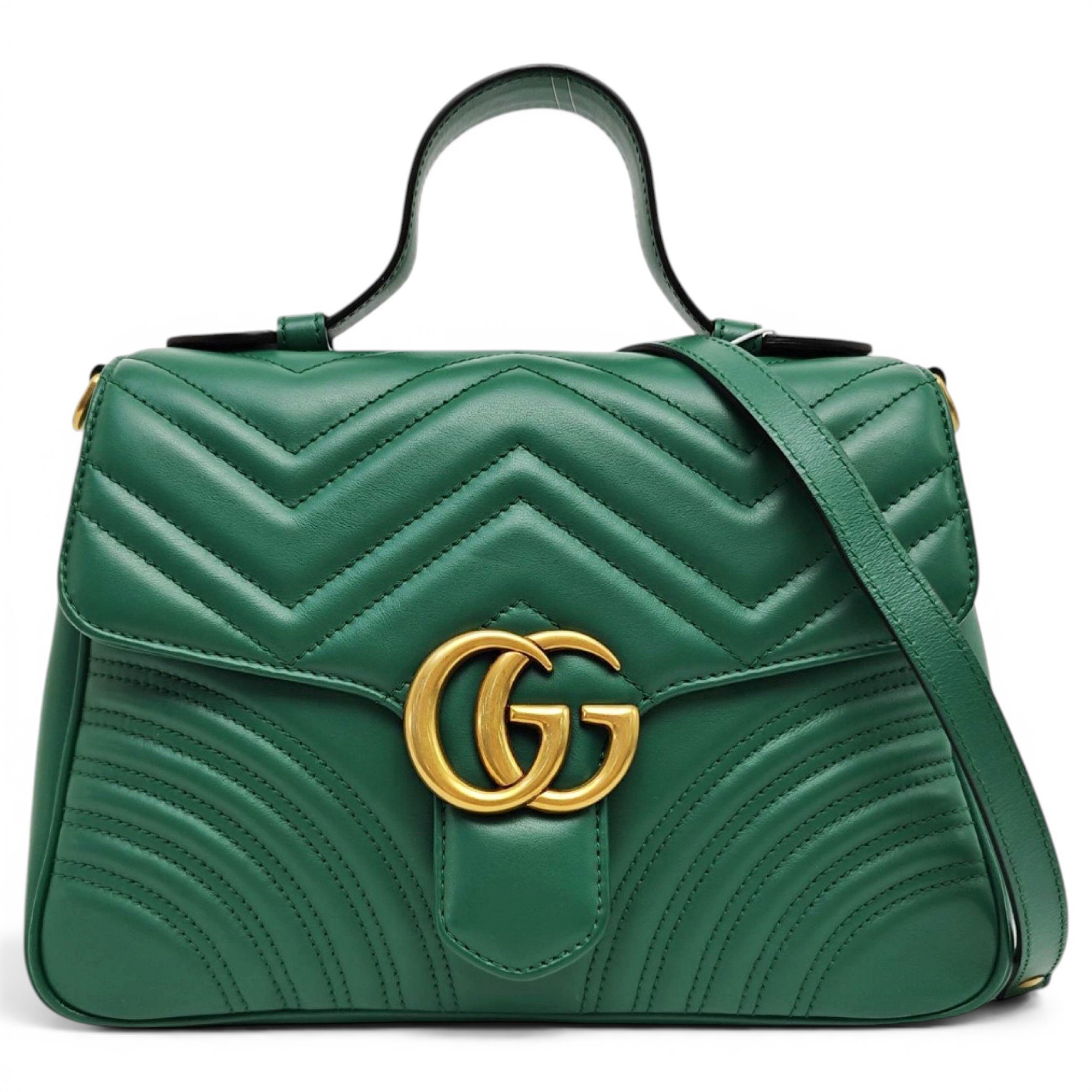 GG Marmont Flap leather handbag