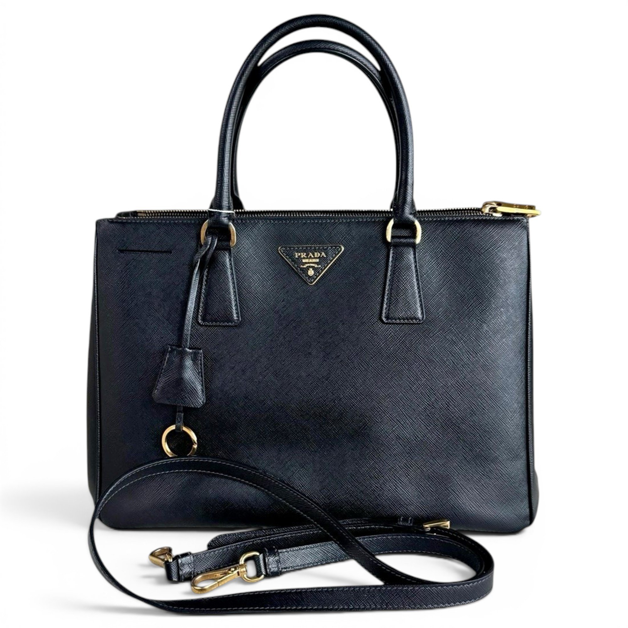 Galleria leather handbag
