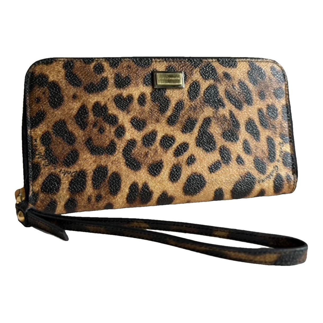 Dolce & Gabbana Sicily leather clutch bag