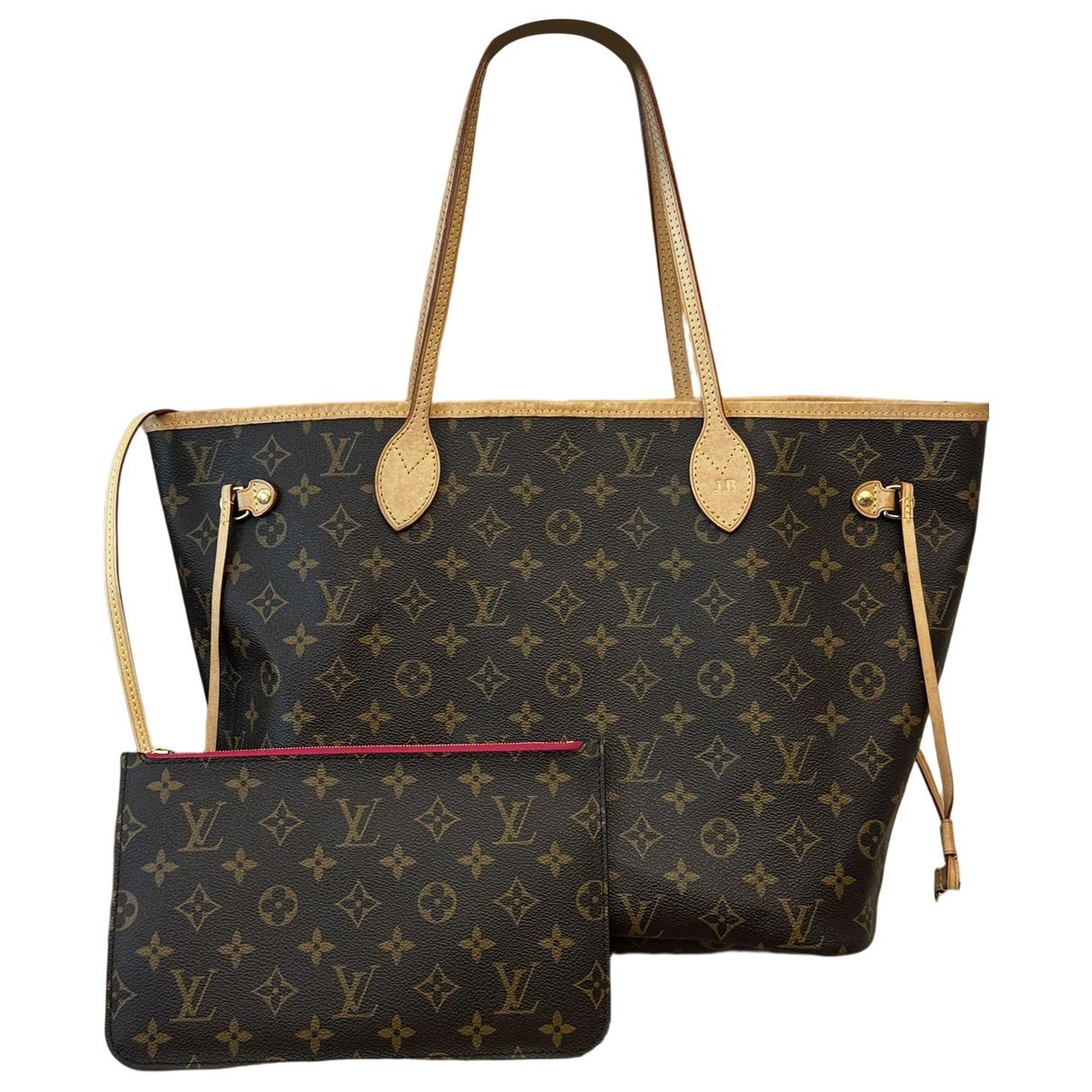 Neverfull leather tote