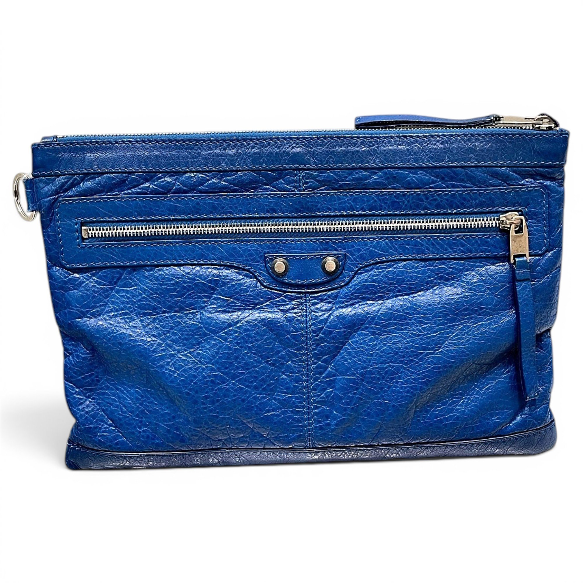 City Clip leather clutch bag