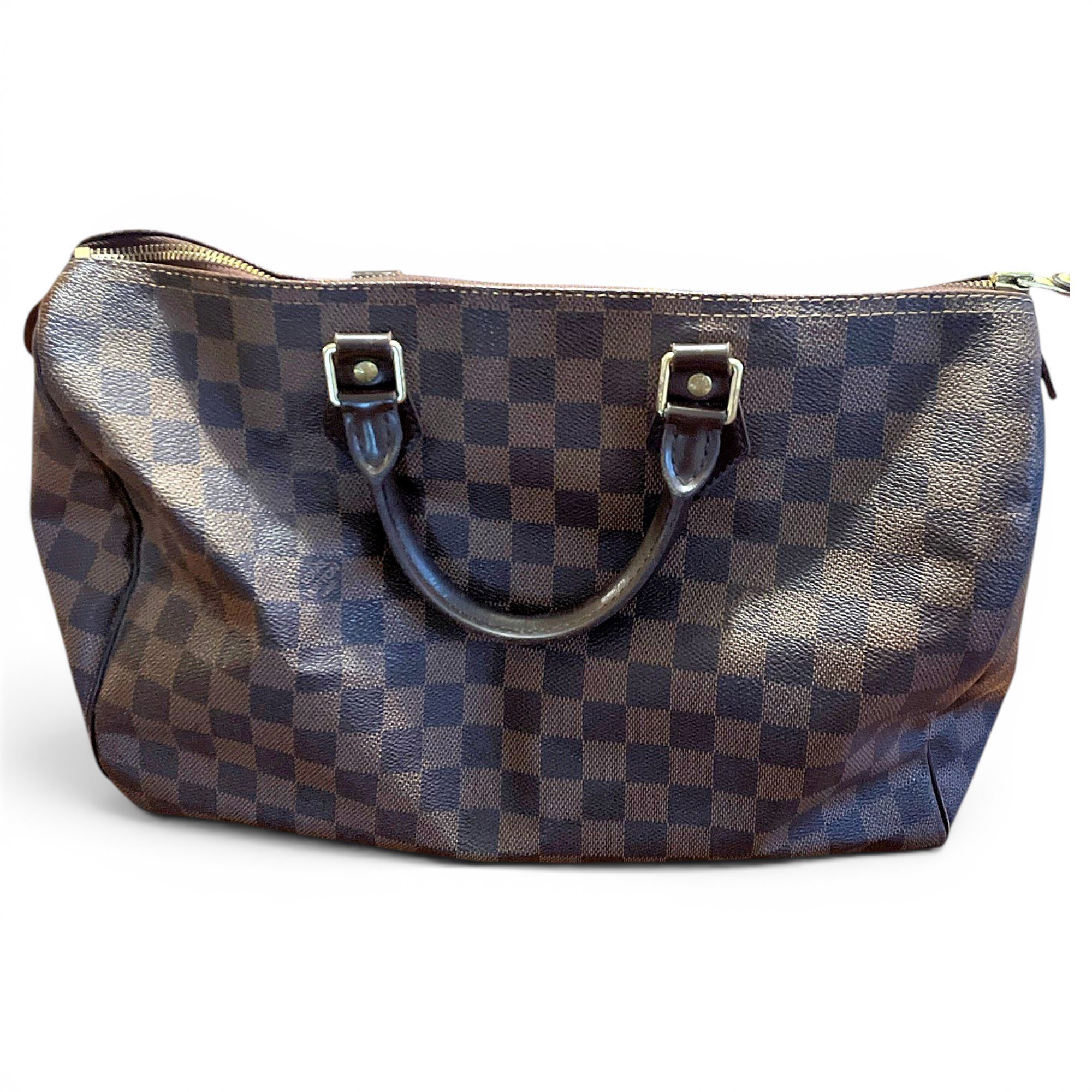 Speedy leather handbag