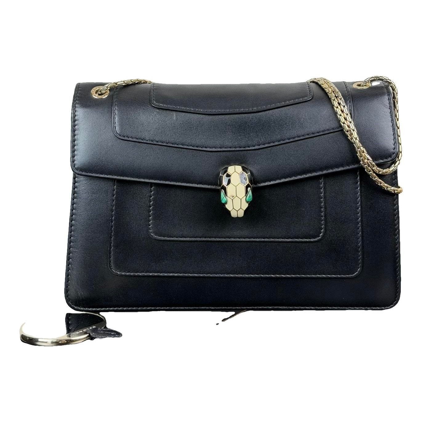 Serpenti leather handbag