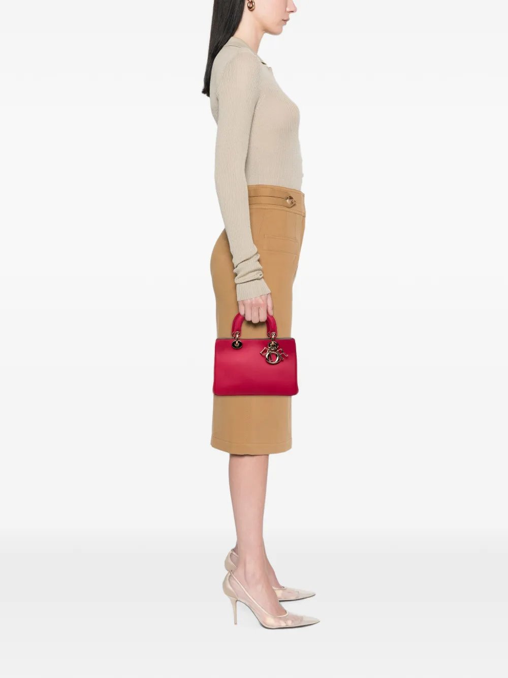 Dior 2014 Mini Leather Diorissimo satchel