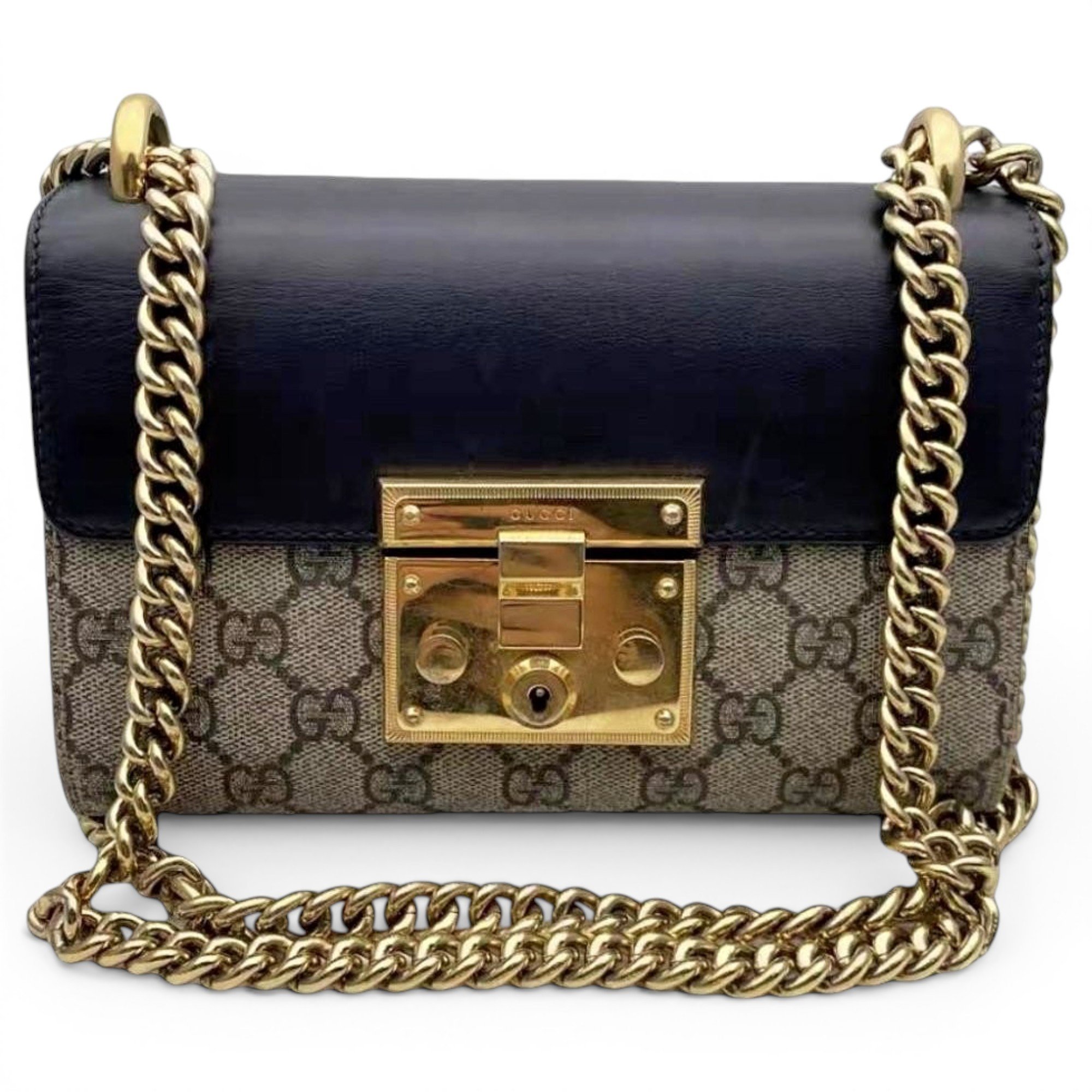 Padlock cloth crossbody bag
