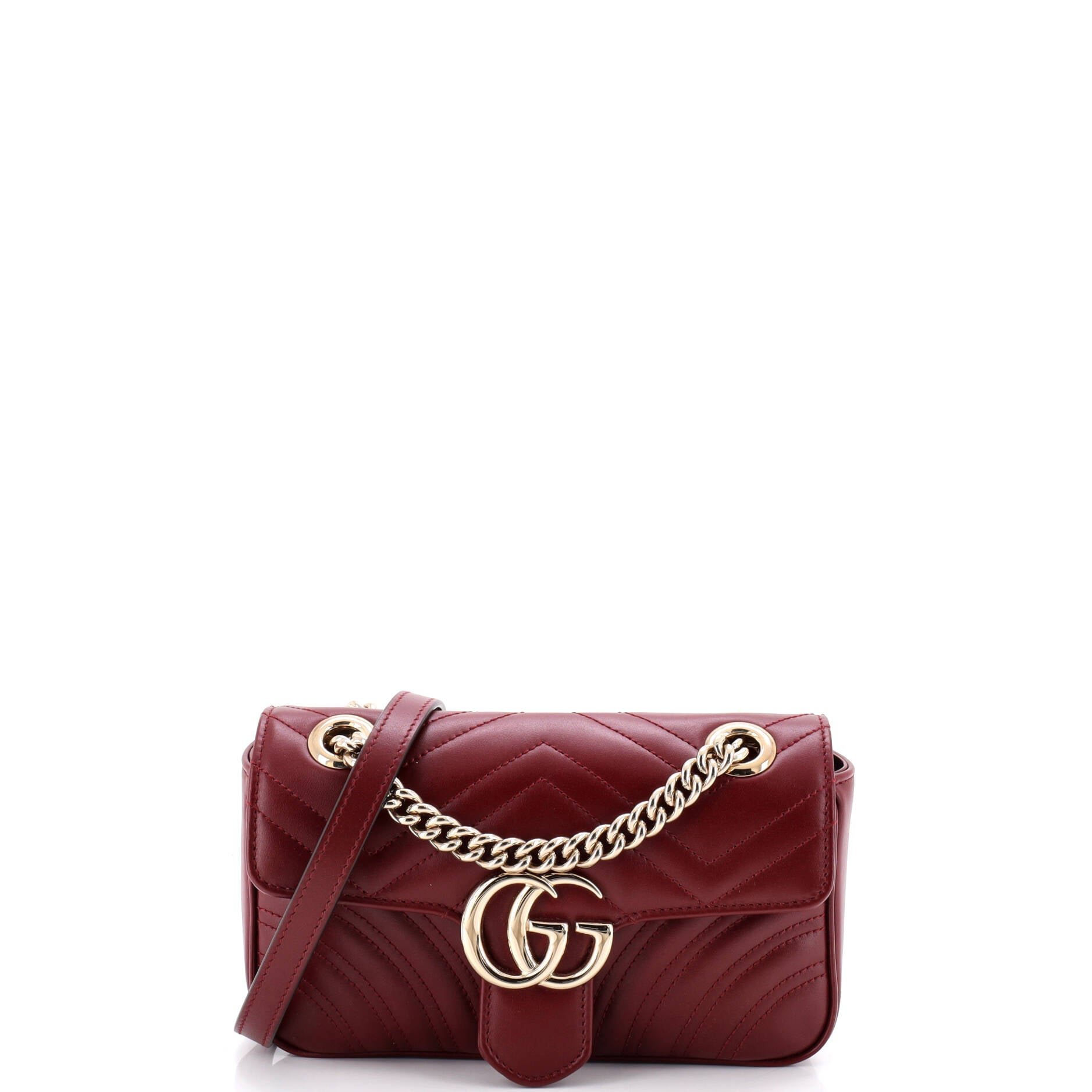 GG Marmont Flap Bag Matelasse Leather Small