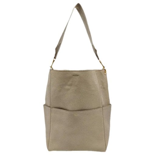 Seau Sangle leather handbag