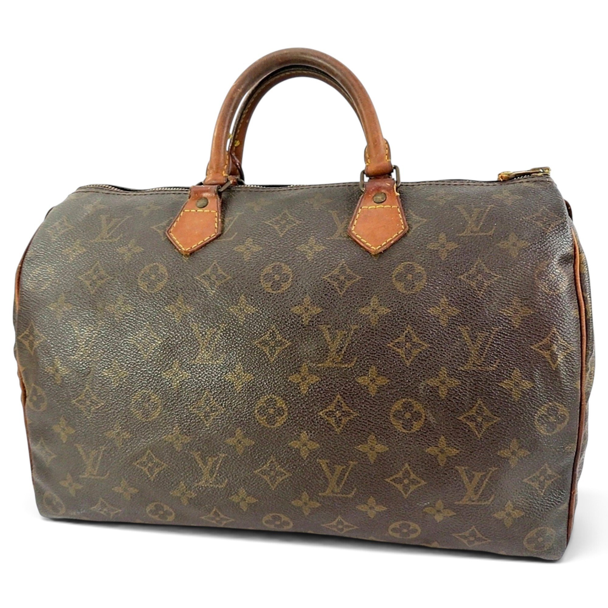 Speedy leather handbag