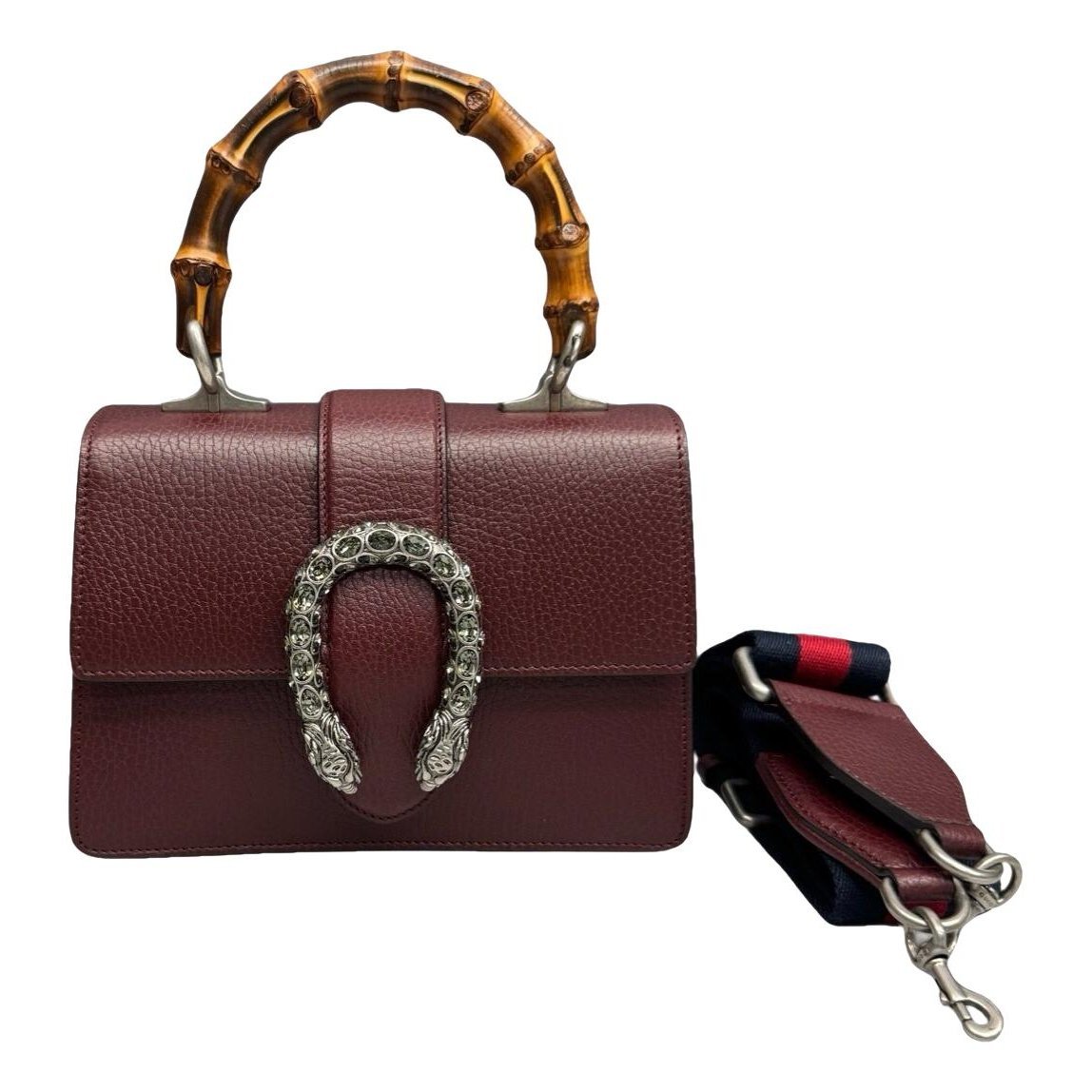 Dionysus Bamboo leather handbag