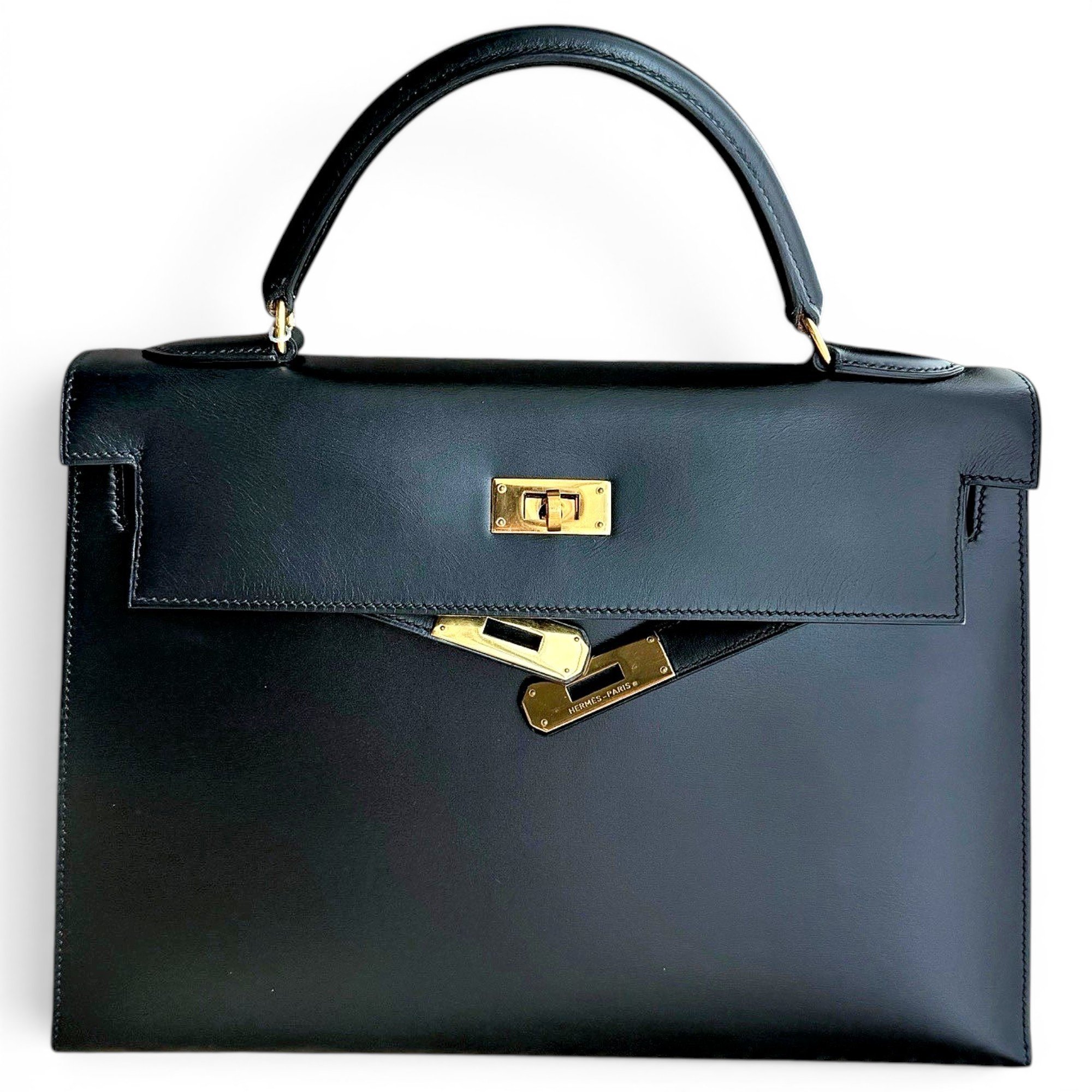 Kelly 32 leather bag