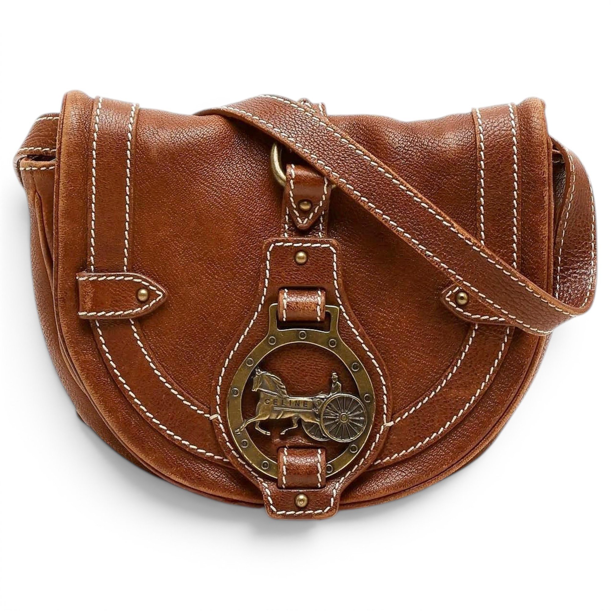 Leather crossbody bag