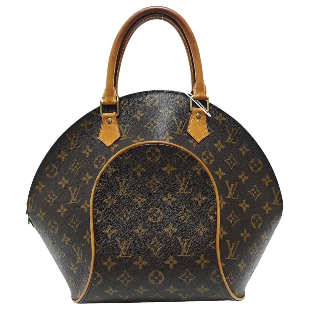 Ellipse leather handbag