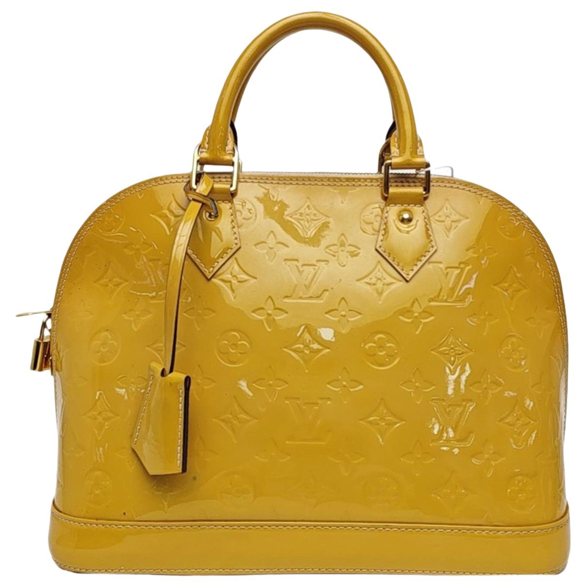 Alma patent leather handbag