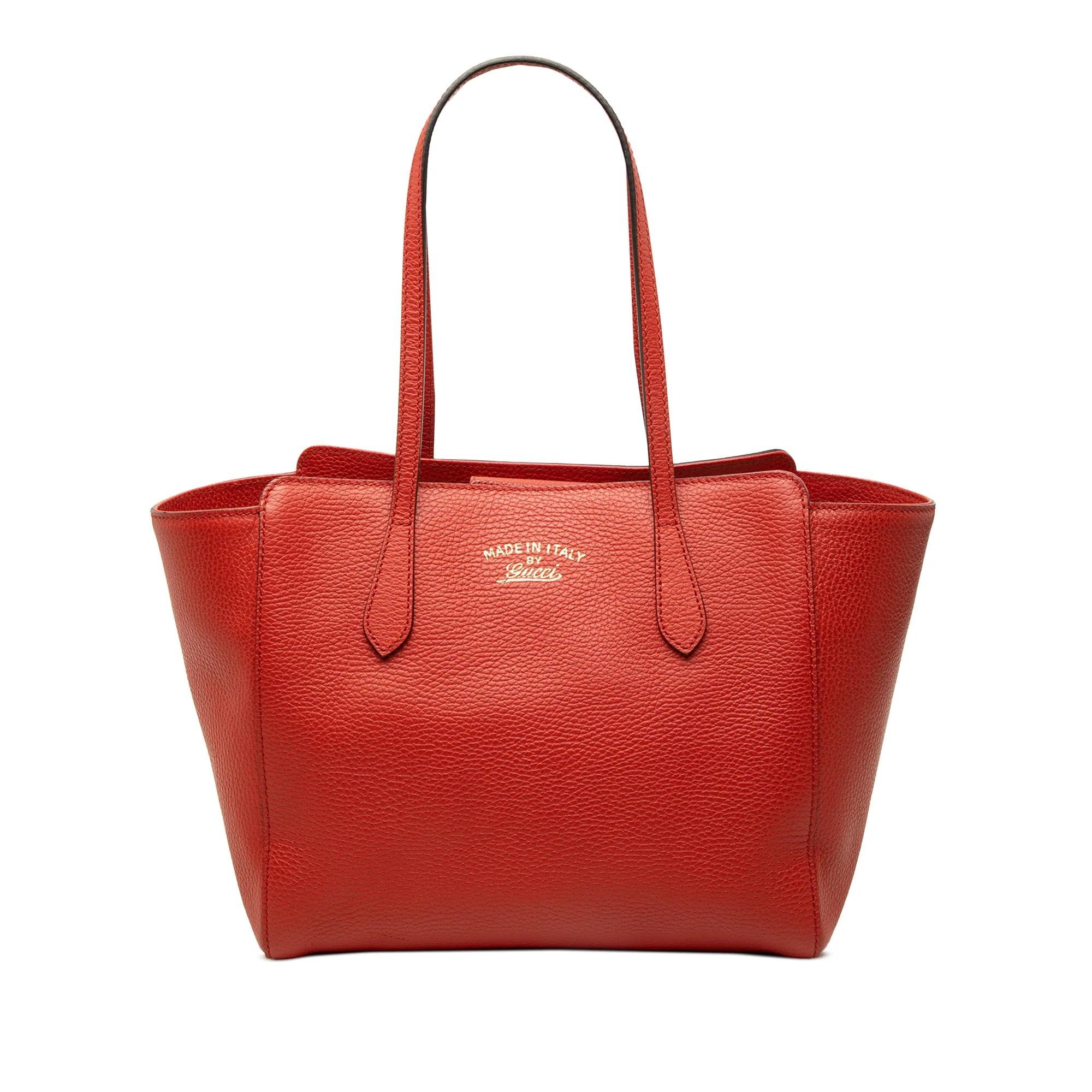 Swing leather handbag