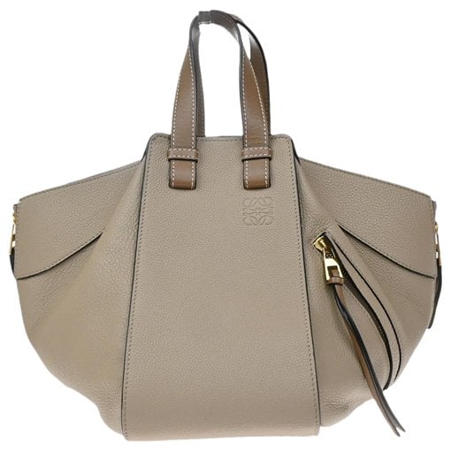 Hammock leather handbag