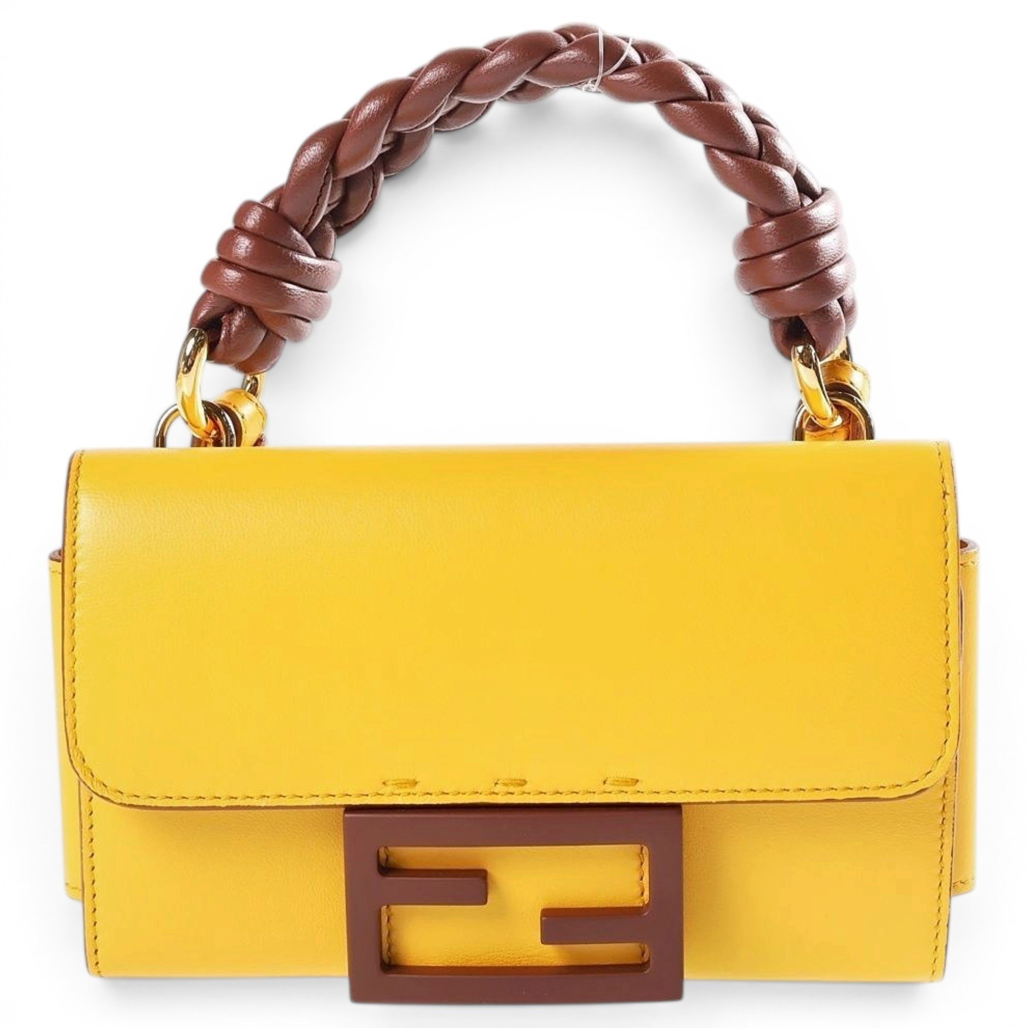 Baguette leather mini bag