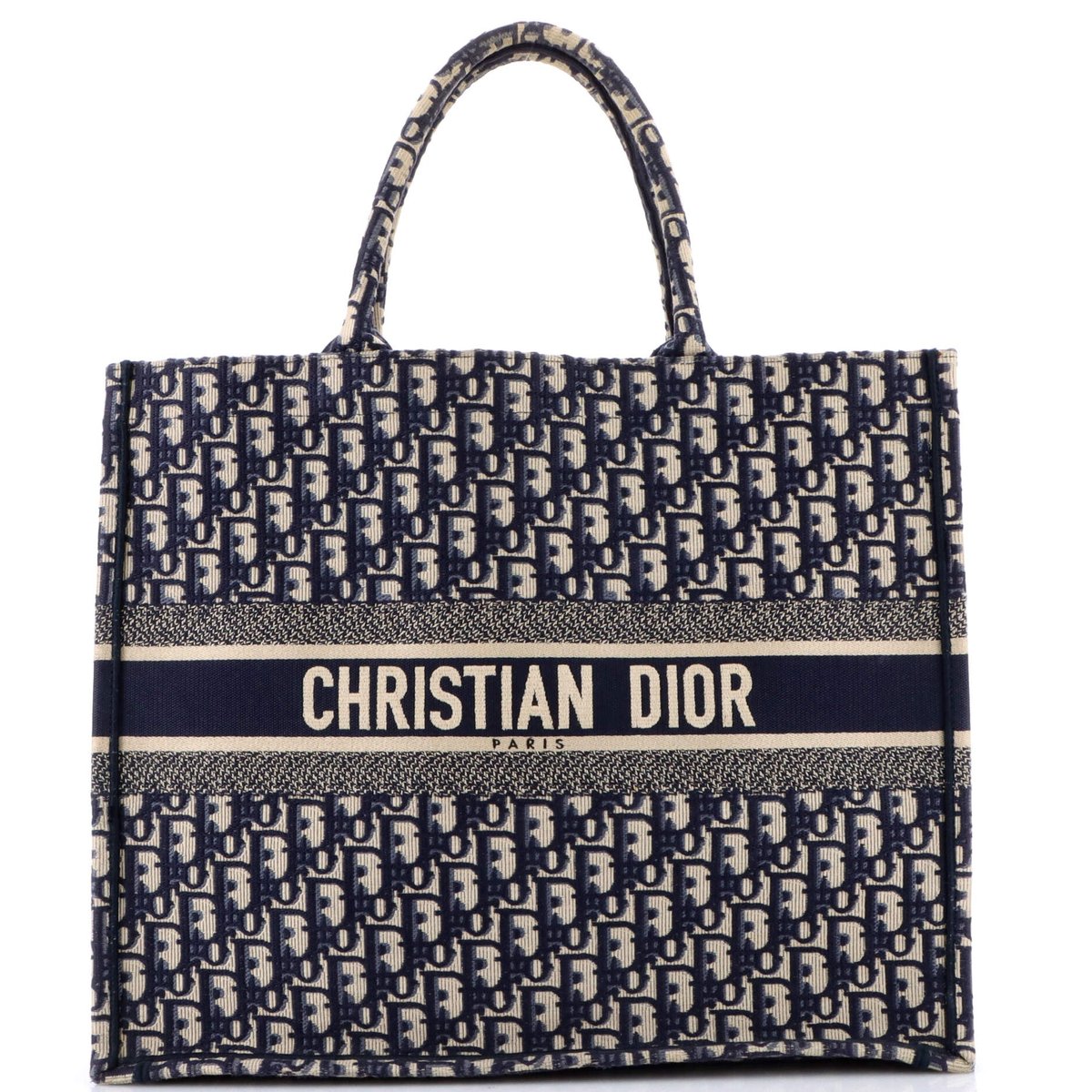 Dior Book Tote Oblique Canvas Large