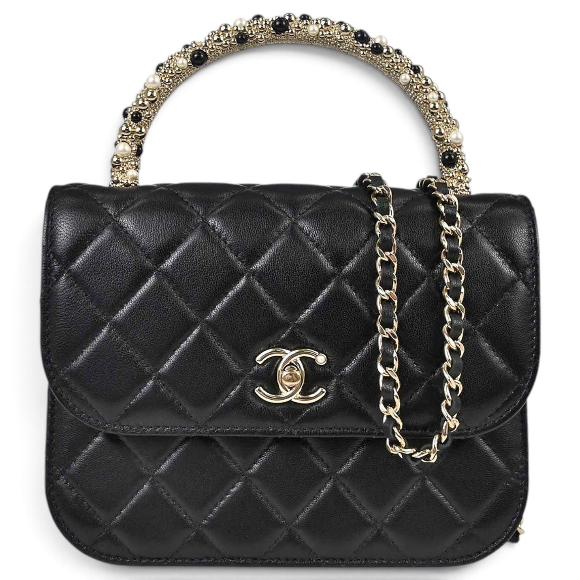 Coco Handle leather handbag