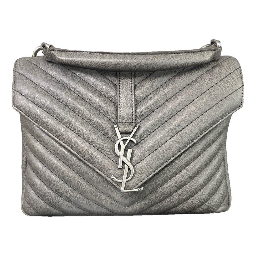 Collége monogramme leather handbag