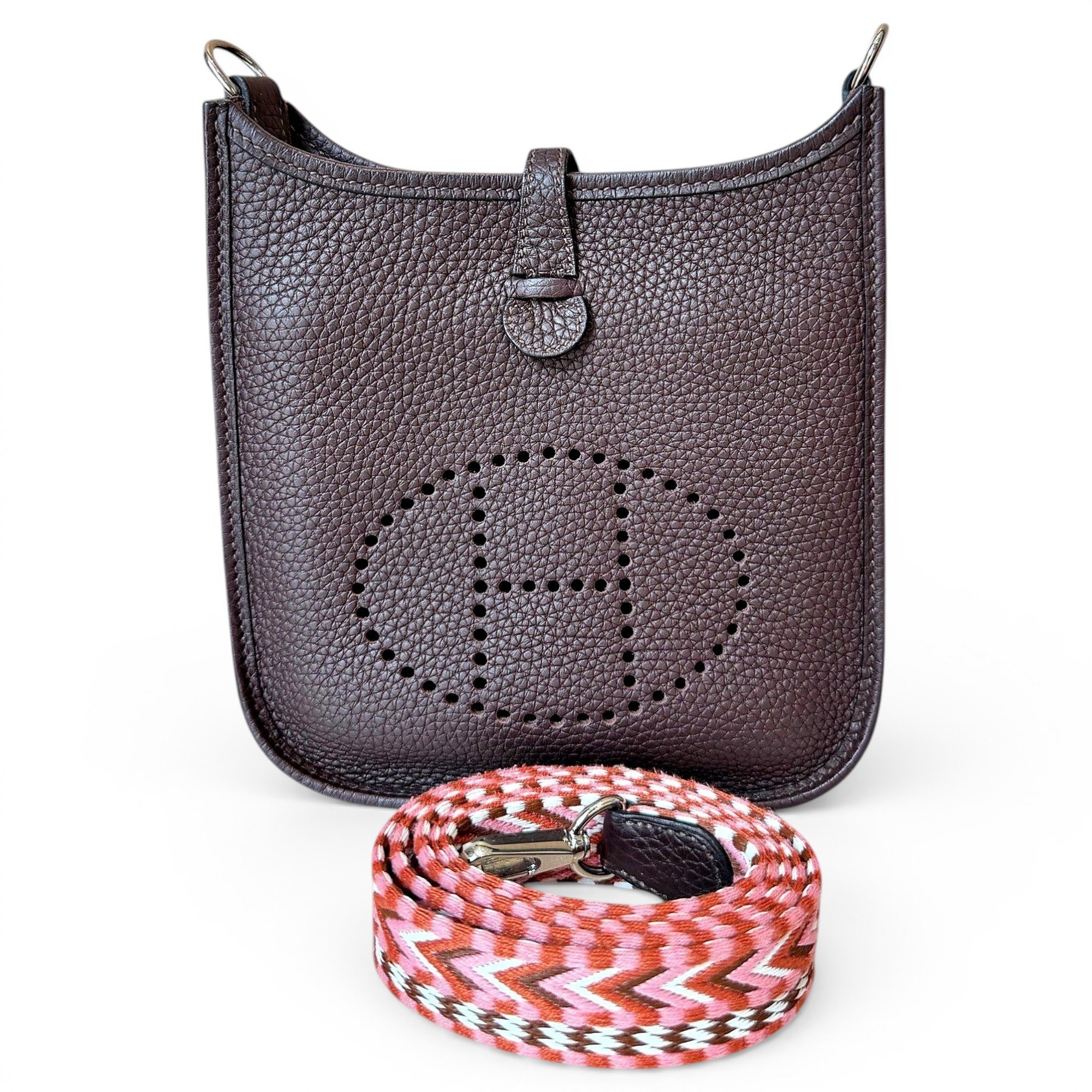 Evelyne leather crossbody bag