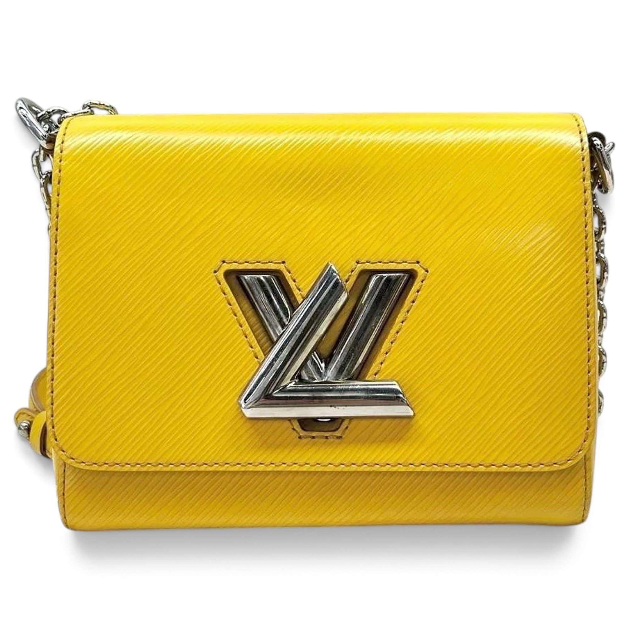 Twist leather handbag
