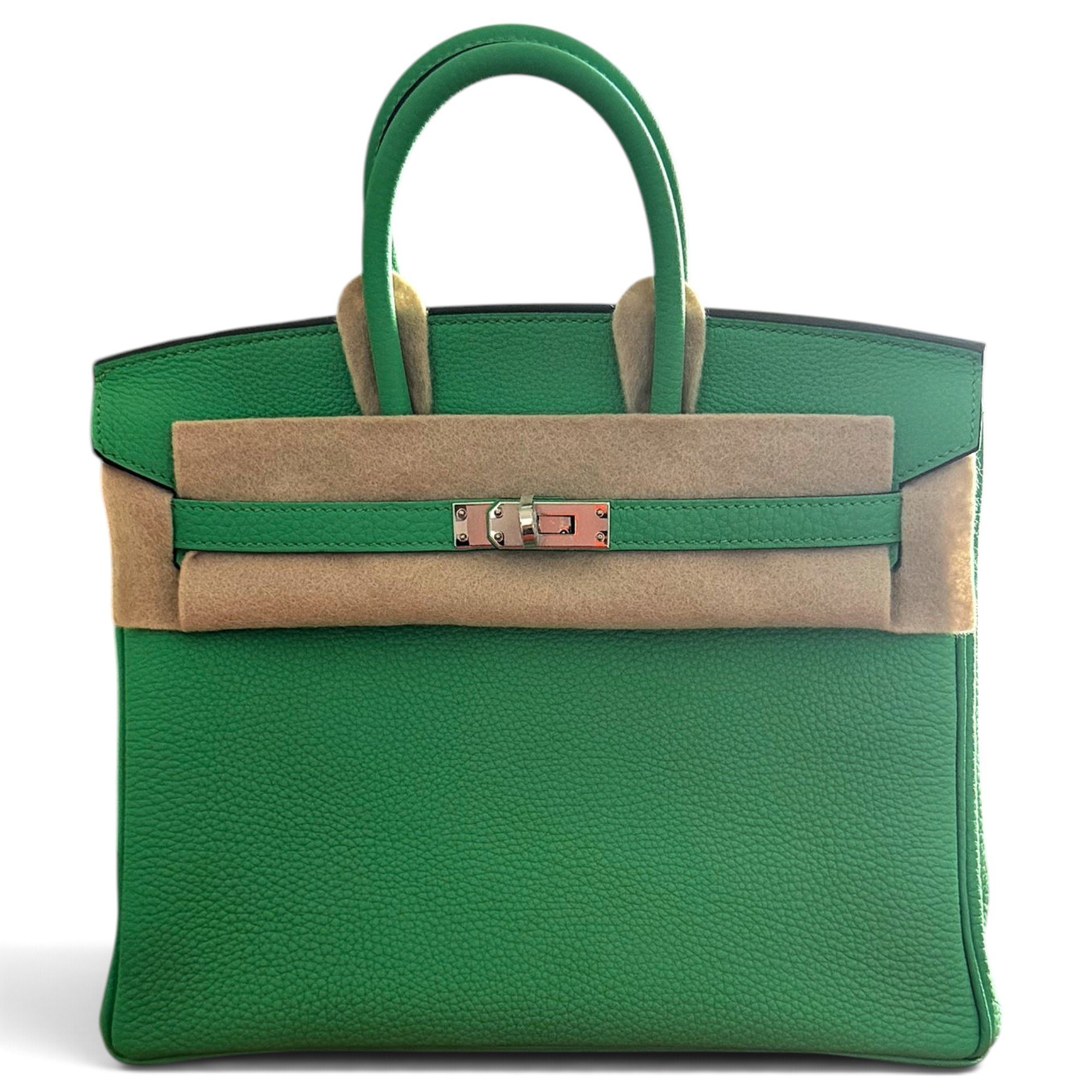 Birkin 25 leather handbag