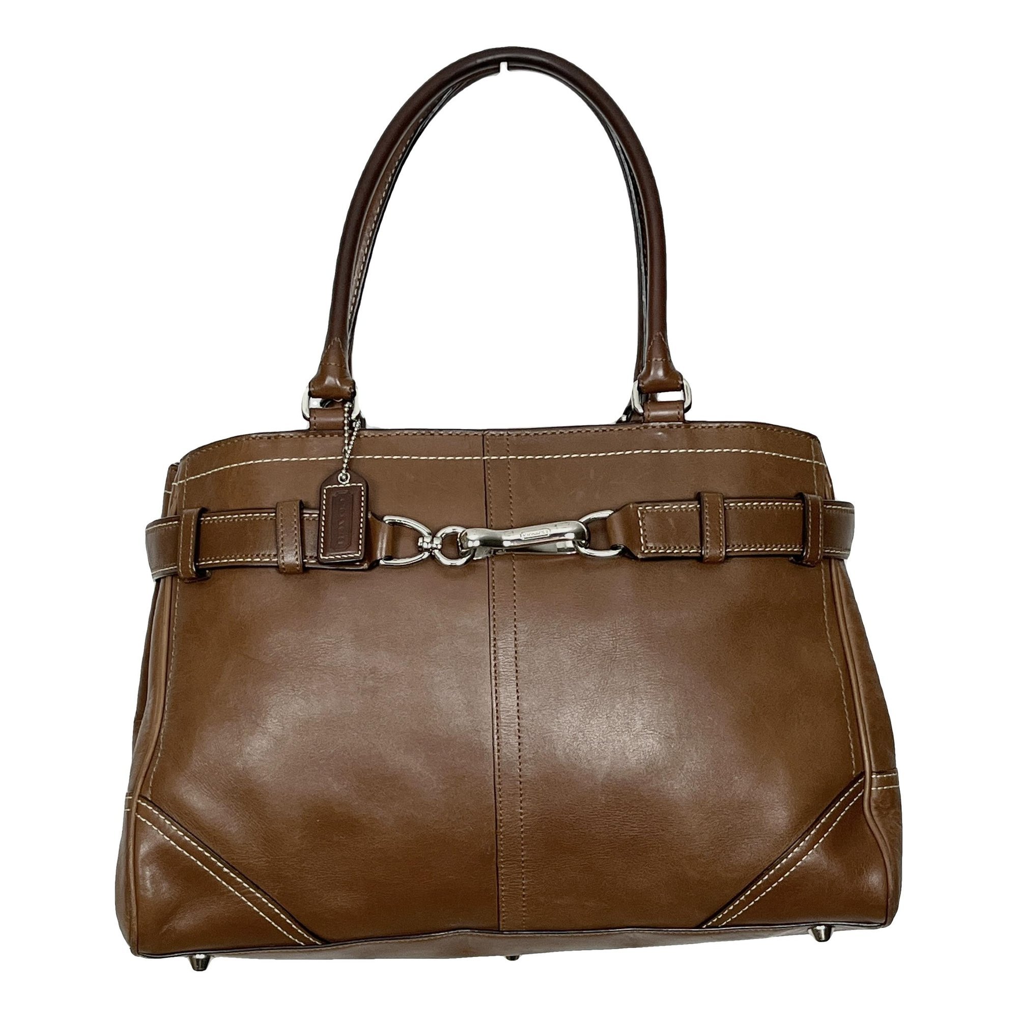 Leather handbag