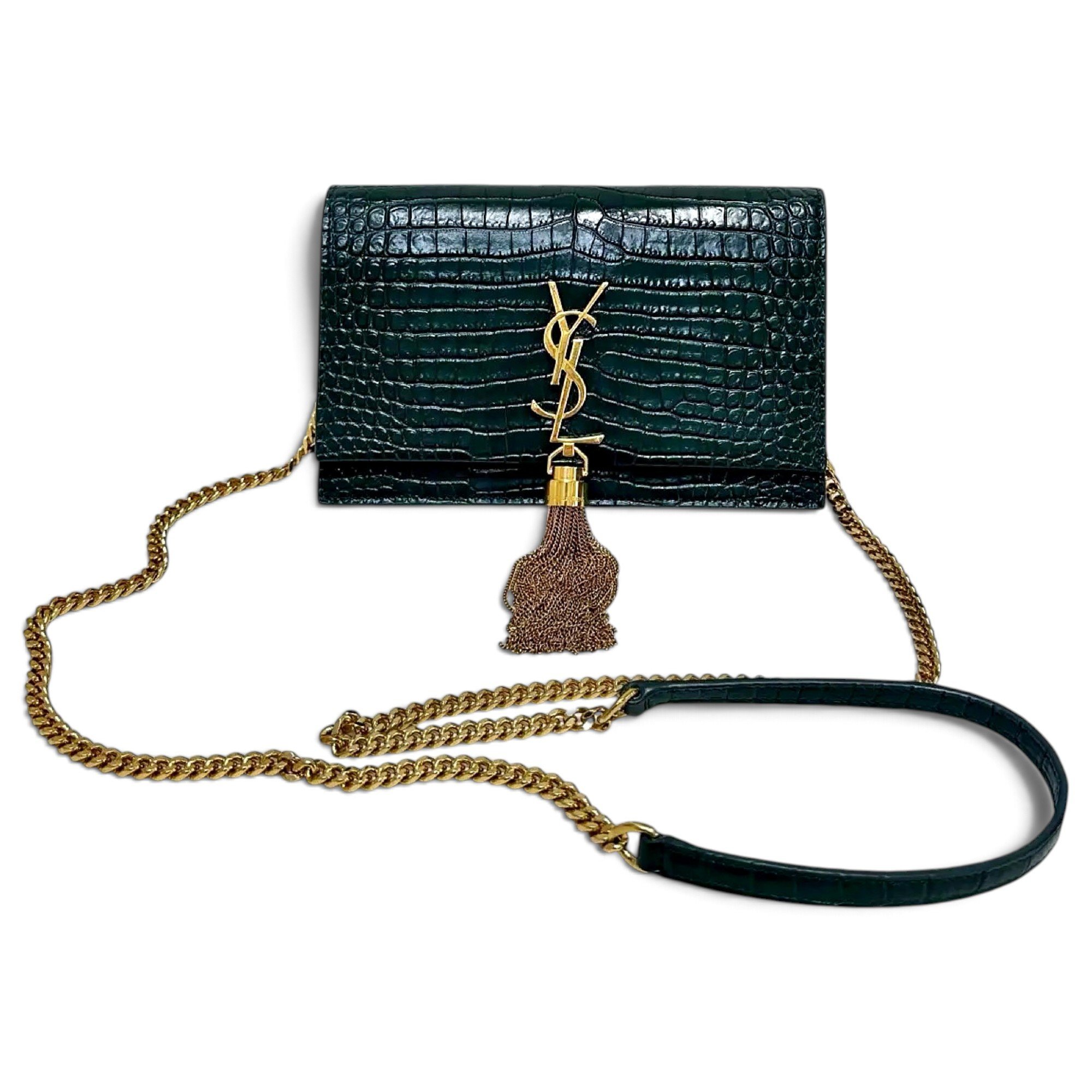 Pompom Kate leather handbag